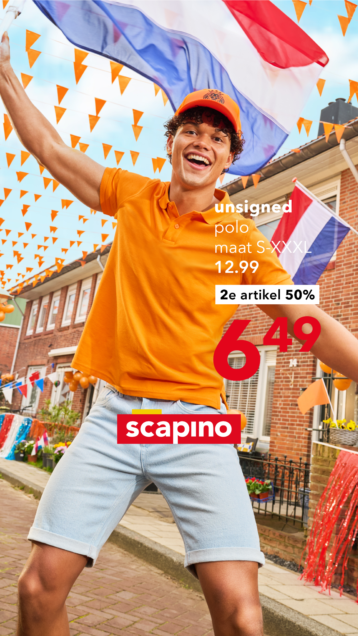 Scapino Facebook ad: Shop nu! WK-deals bij Scapino