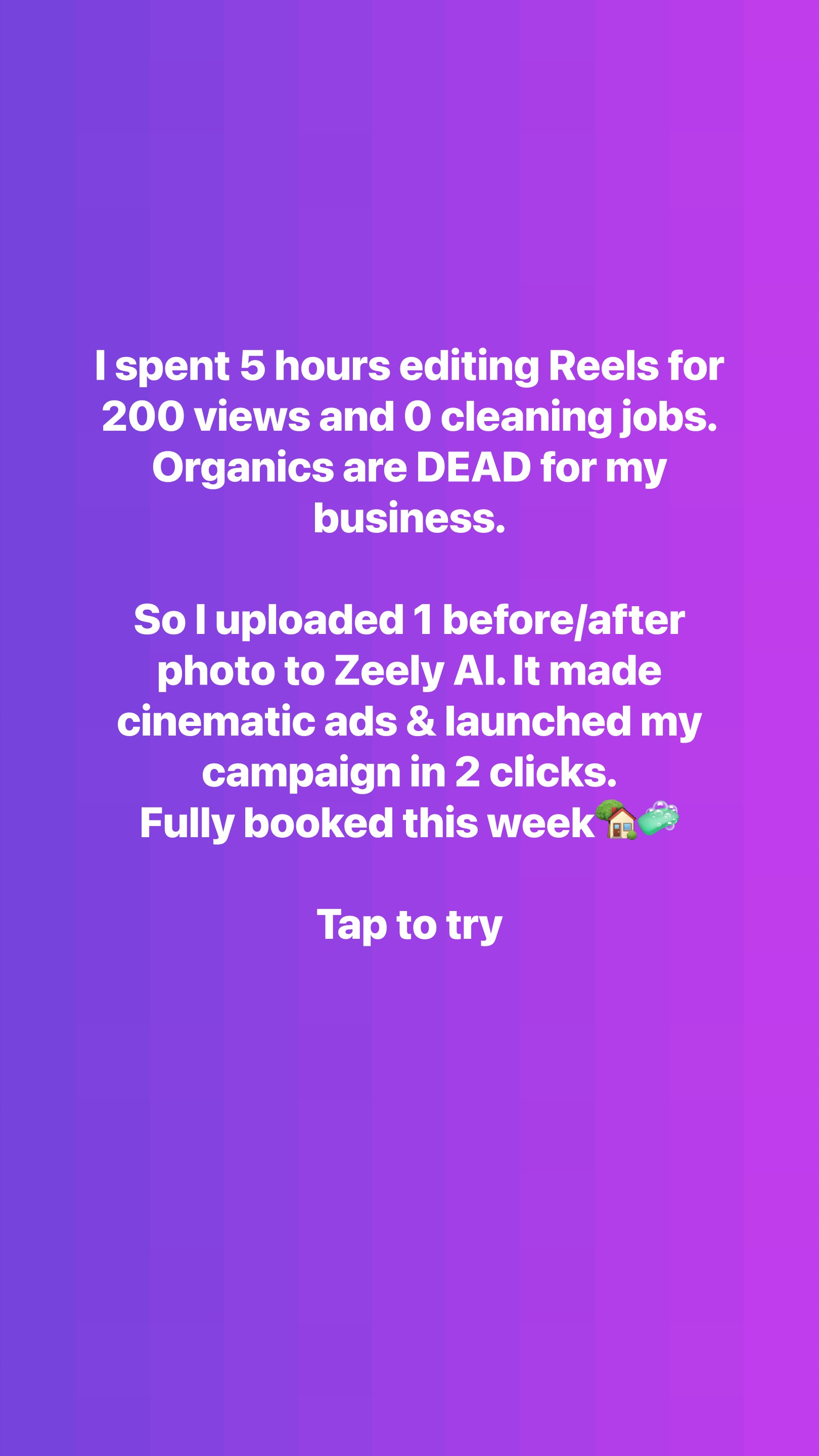Olivia Bennett Facebook ad