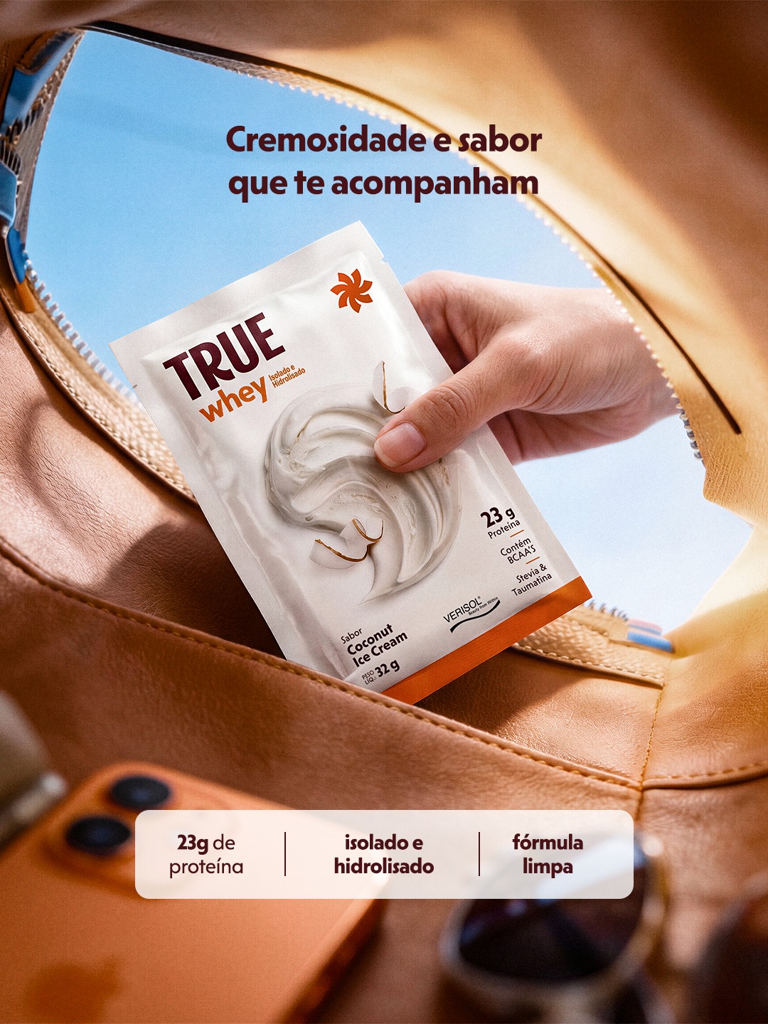 True - Viva de verdade Facebook ad: TRUE: whey e suplementos para otimizar saúde e performance