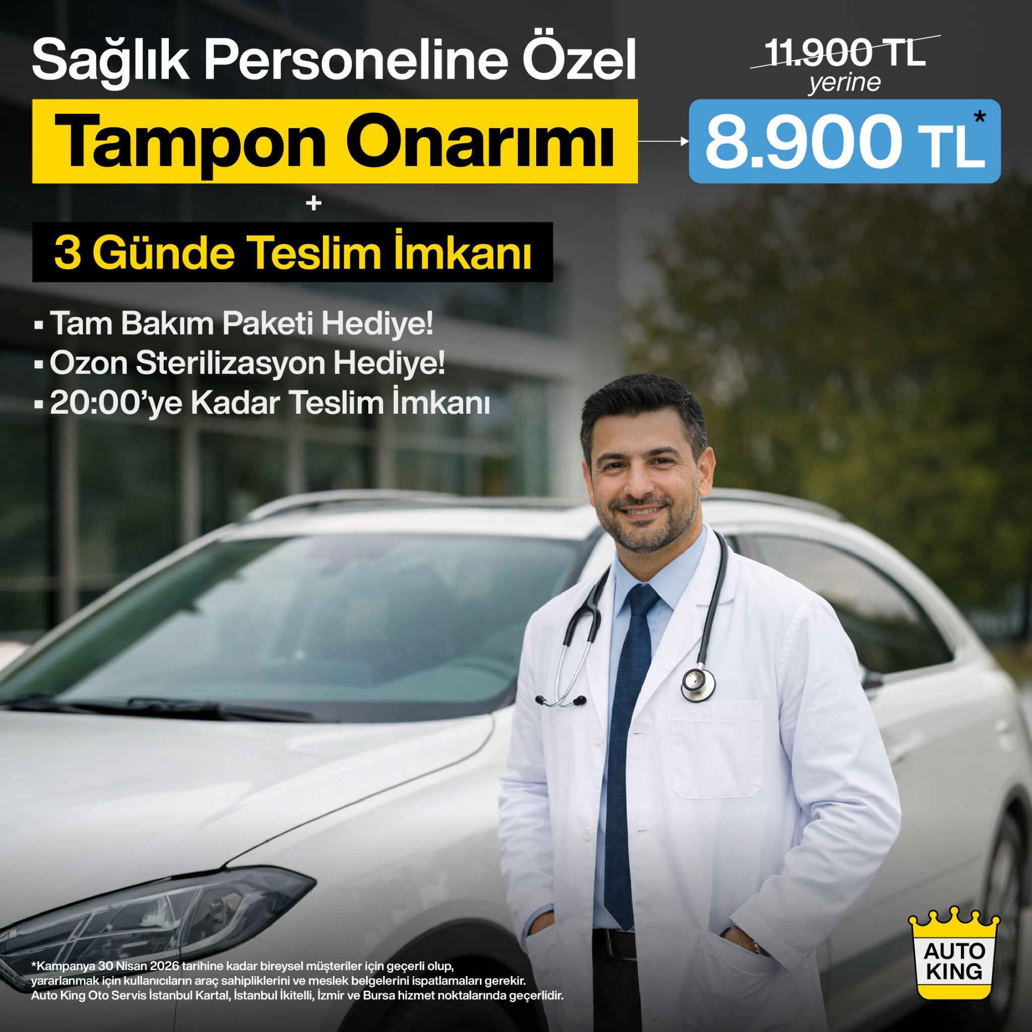 AUTO KING Facebook ad from Apr 22, 2026