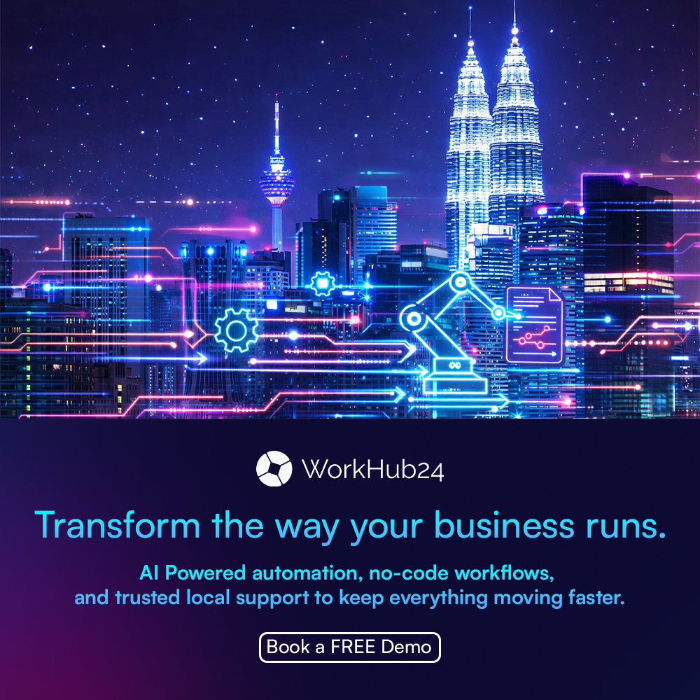 WorkHub24 Facebook ad: Automate your entire business process