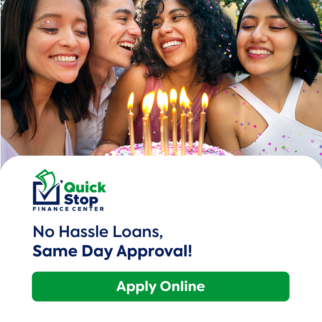Quickstop Finance Center Facebook ad