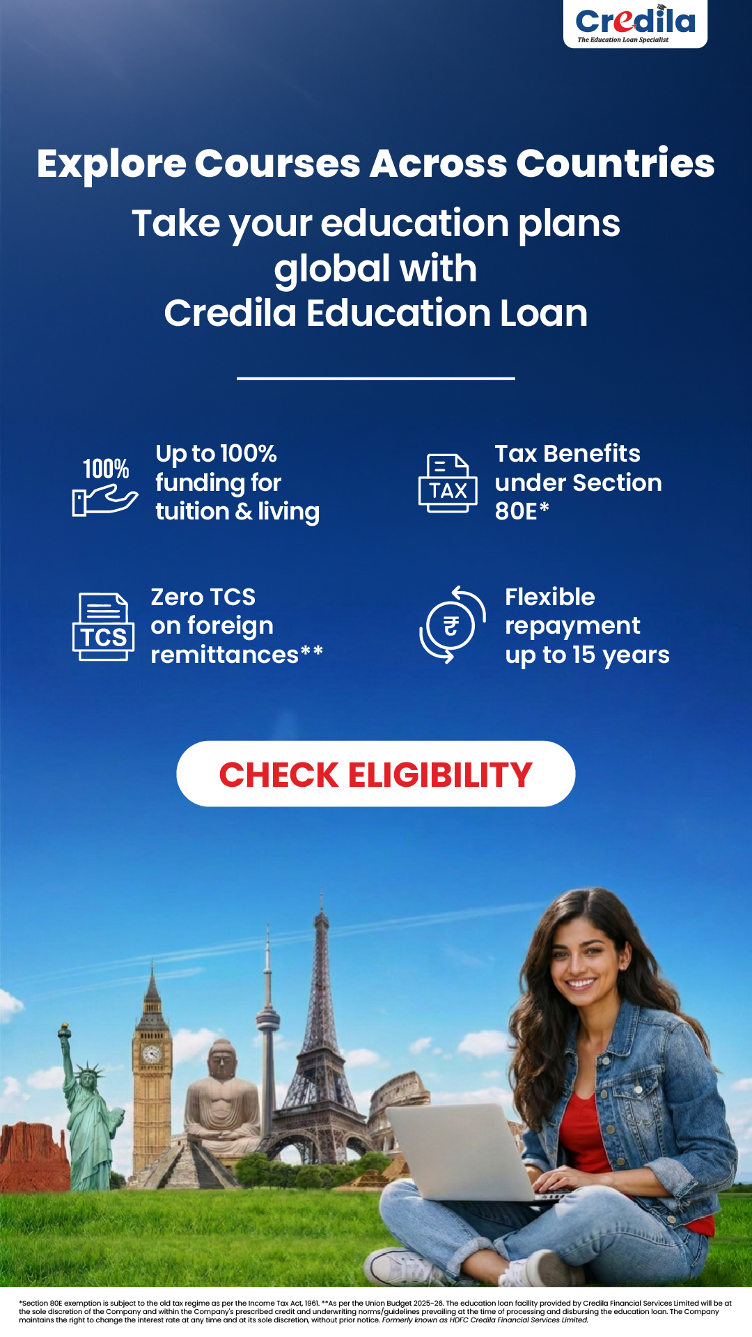 Credila Financial Services Limited Facebook ad