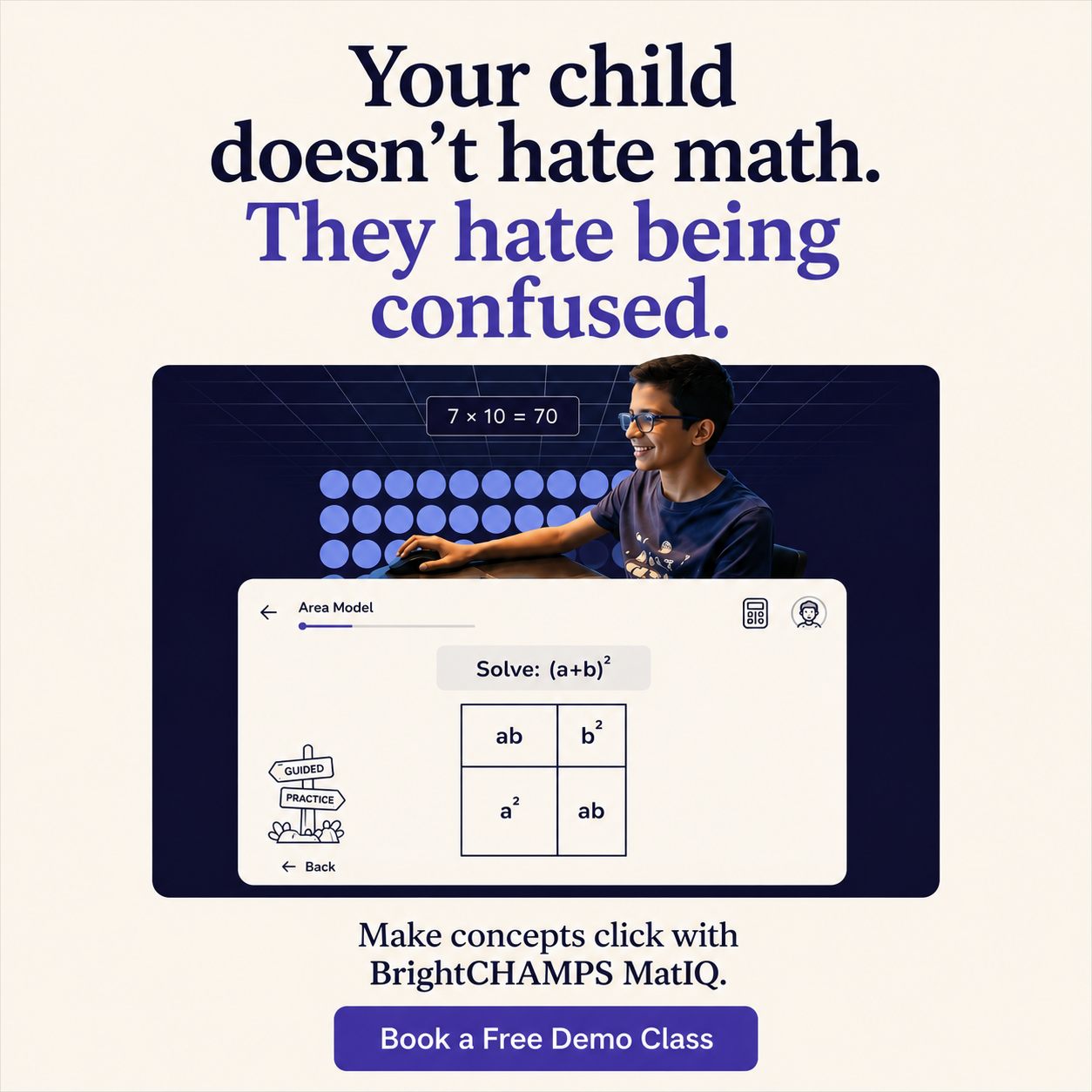 BrightCHAMPS Facebook ad