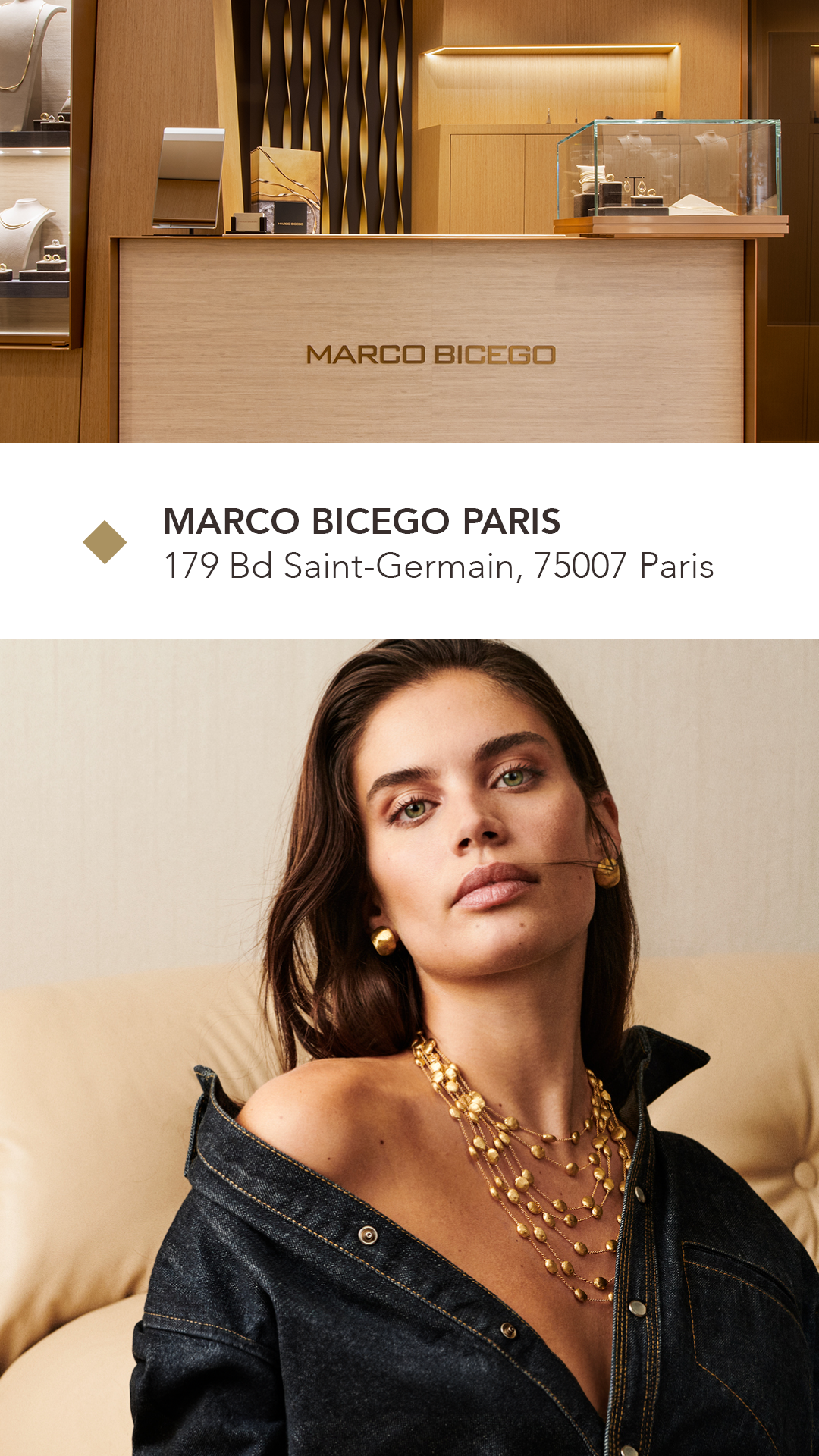 Marco Bicego Boutique Paris Facebook ad