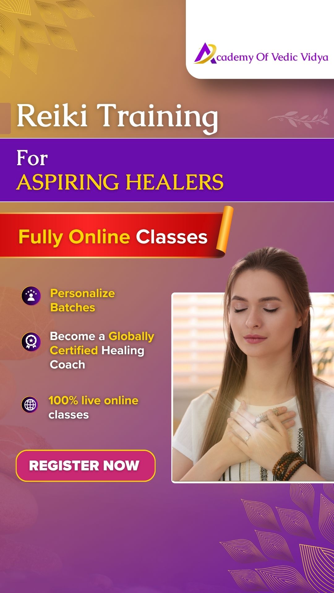 Academy of Vedic Vidya Facebook ad