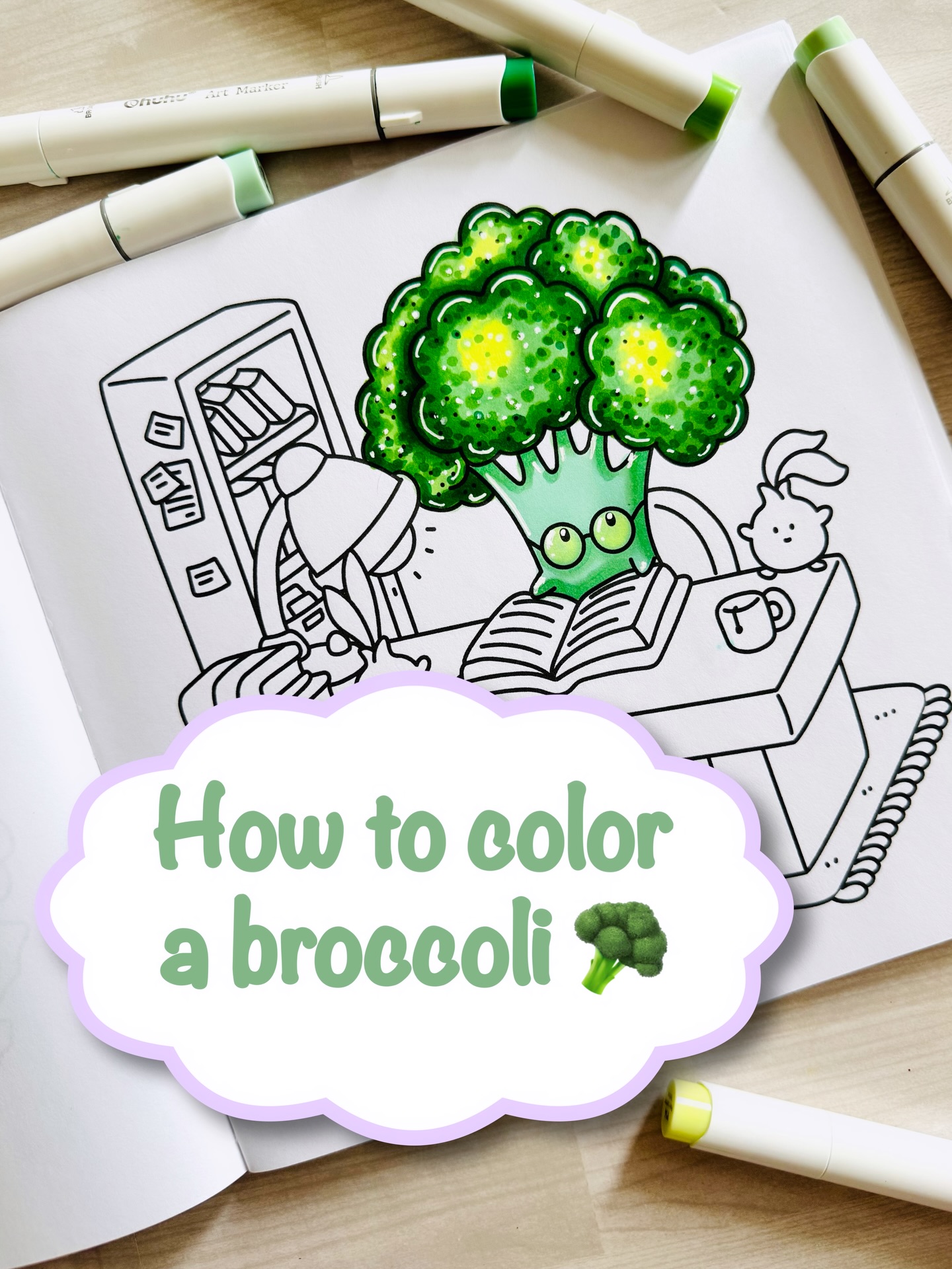 Coloring Book Cafe Facebook ad
