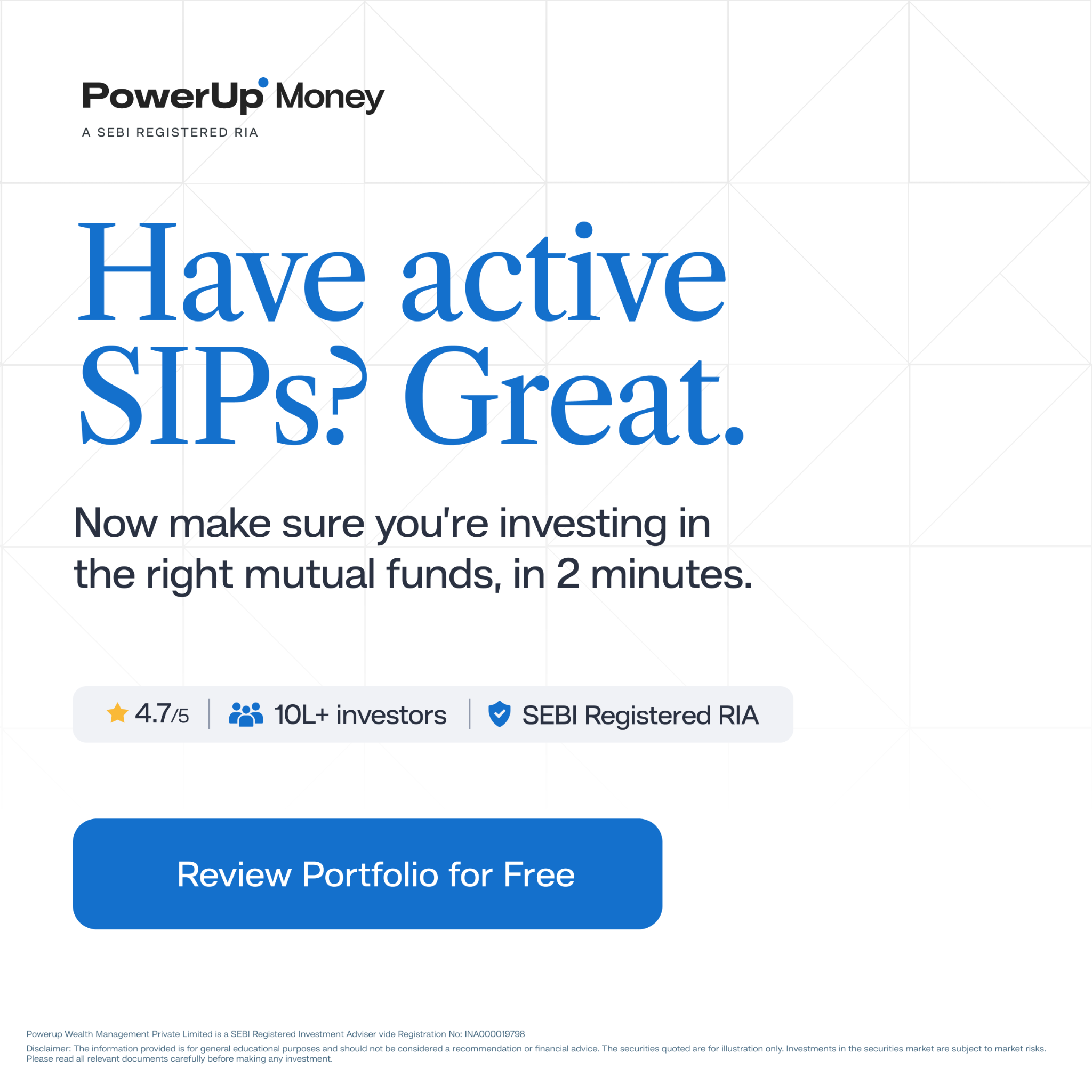 PowerUp Money Facebook ad