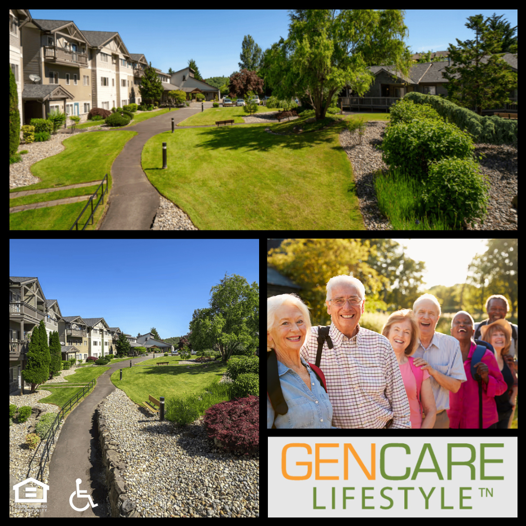 GenCare Lifestyle - The Lodge at Eagle Ridge Facebook ad: Live Fully. Age Fearlessly. In Renton