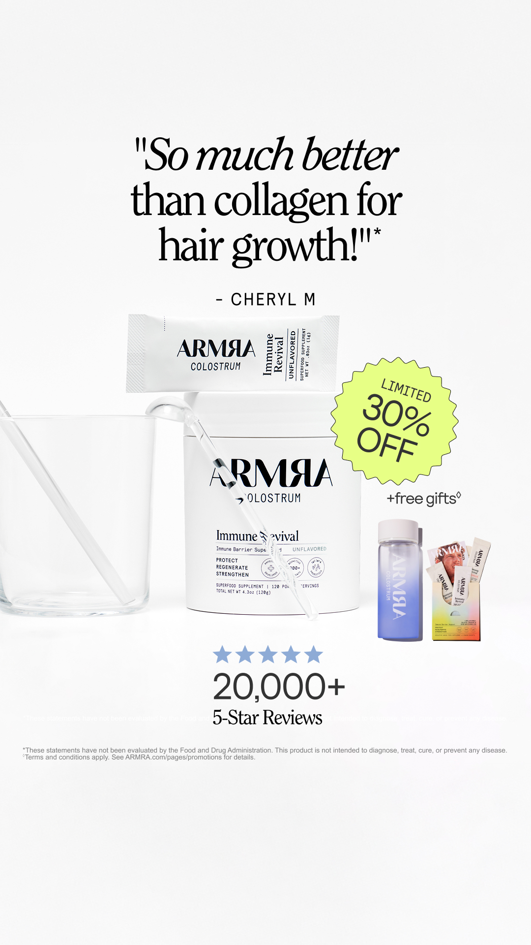ARMRA Facebook ad