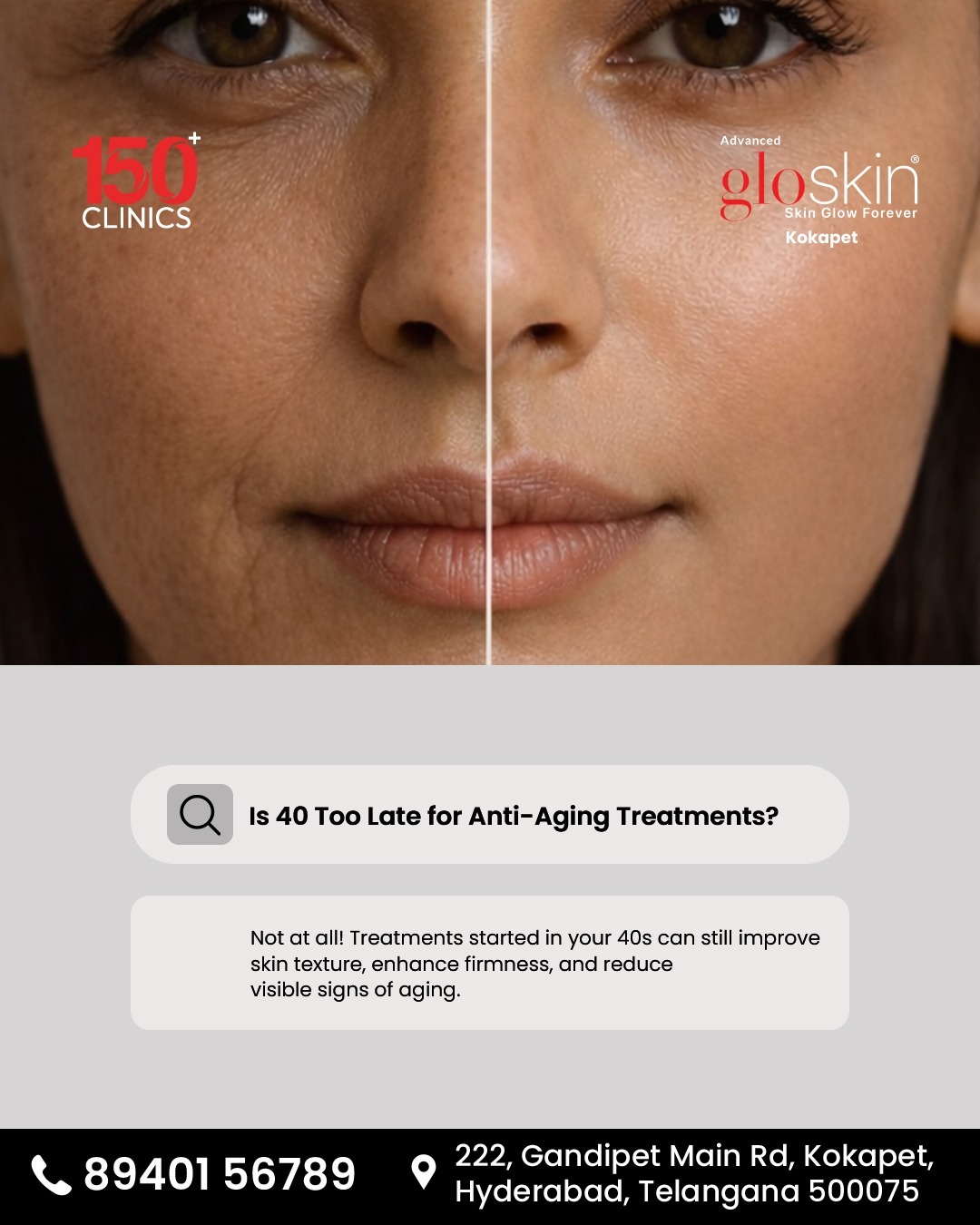 AdGrohair and GloSkin Kokapet Facebook ad