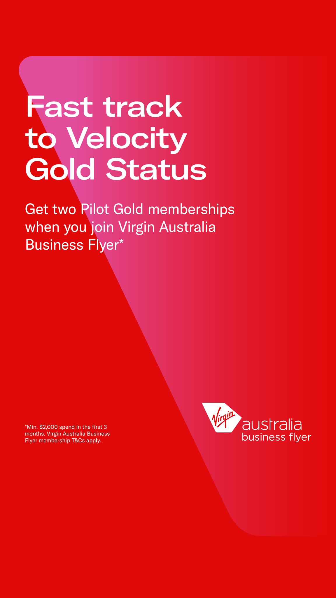 Virgin Australia Facebook ad