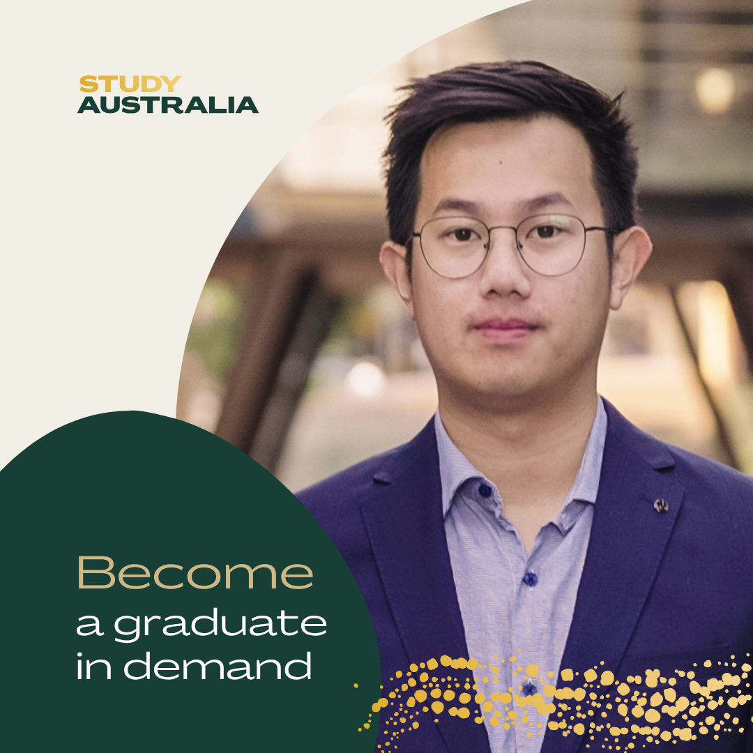 Study Australia Facebook ad: Wandy's Australian degree led to a specialised dream…