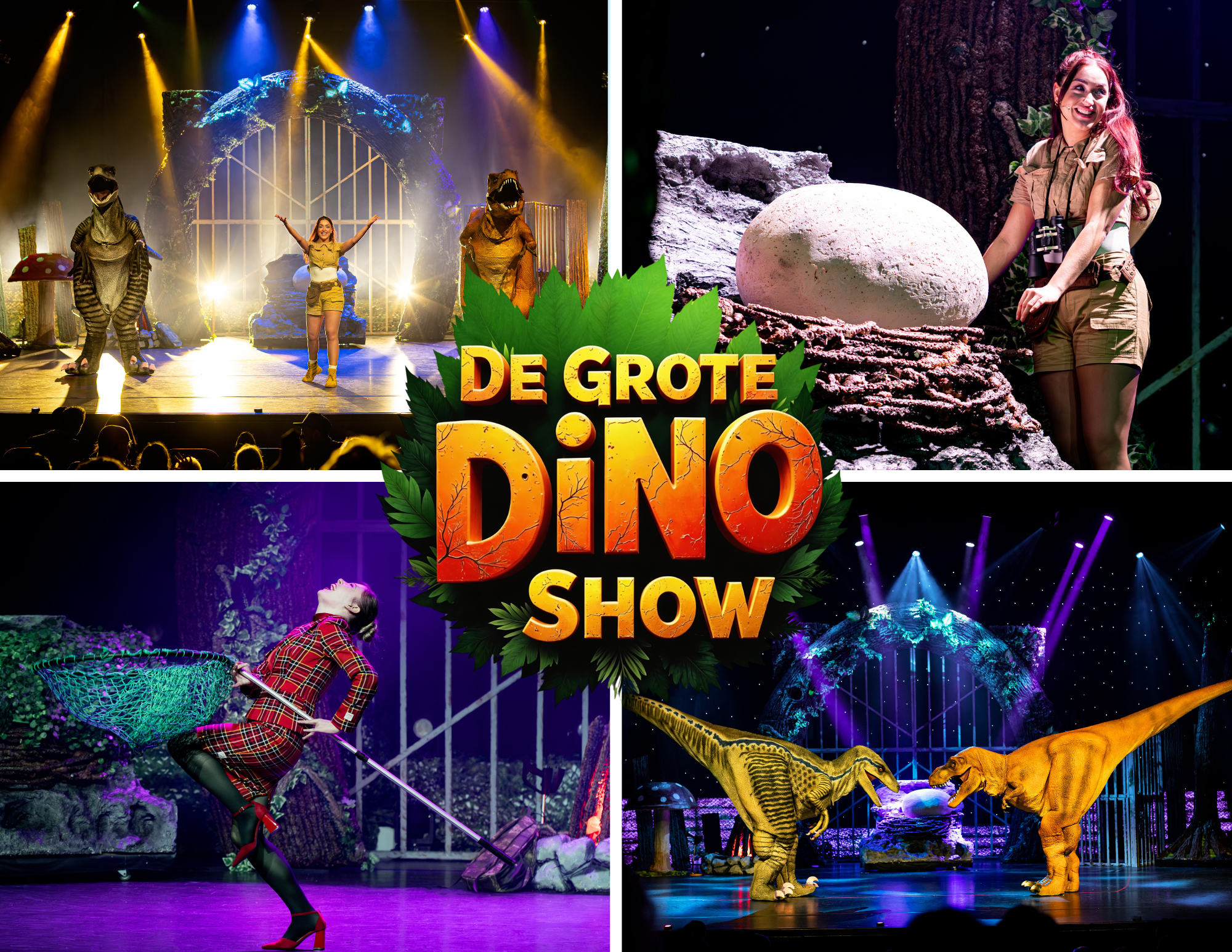 De Grote Dino Show Facebook ad: In het theater bij jou in de buurt