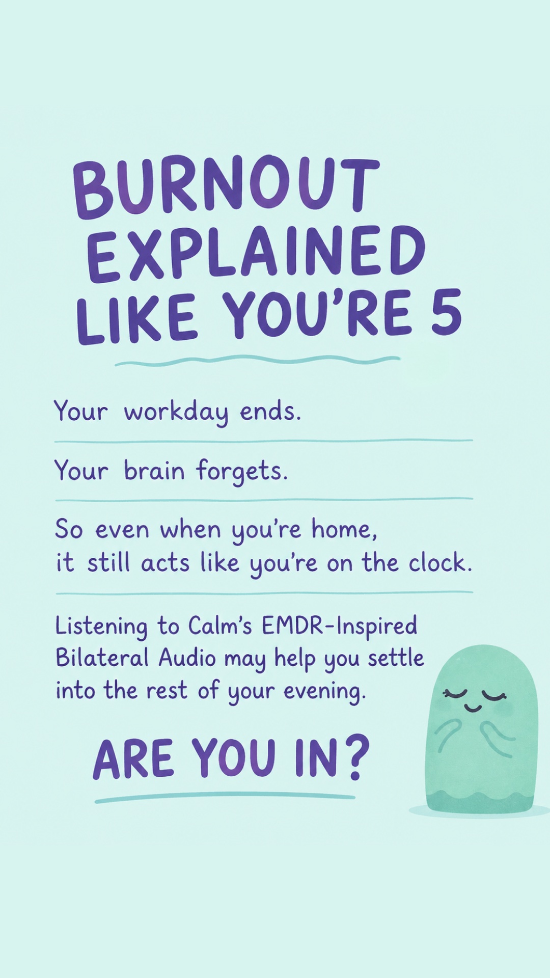 Calm Facebook ad
