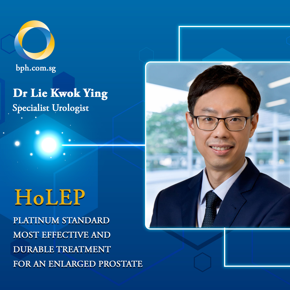 HOLEP Singapore Facebook ad: HoLEP - Best Treatment For Enlarged Prostate