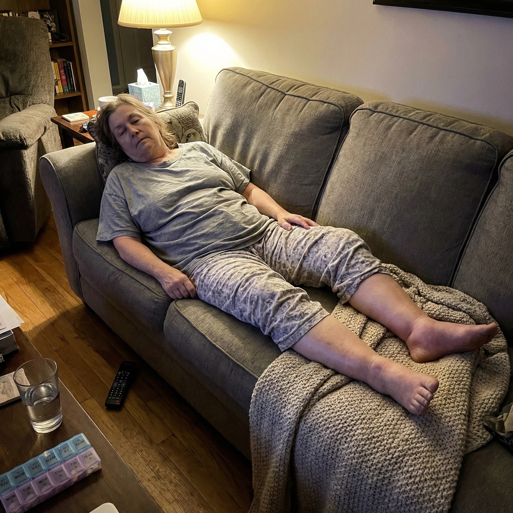Lymphedema Support Group Facebook ad: How water pills nearly stole my wife from me