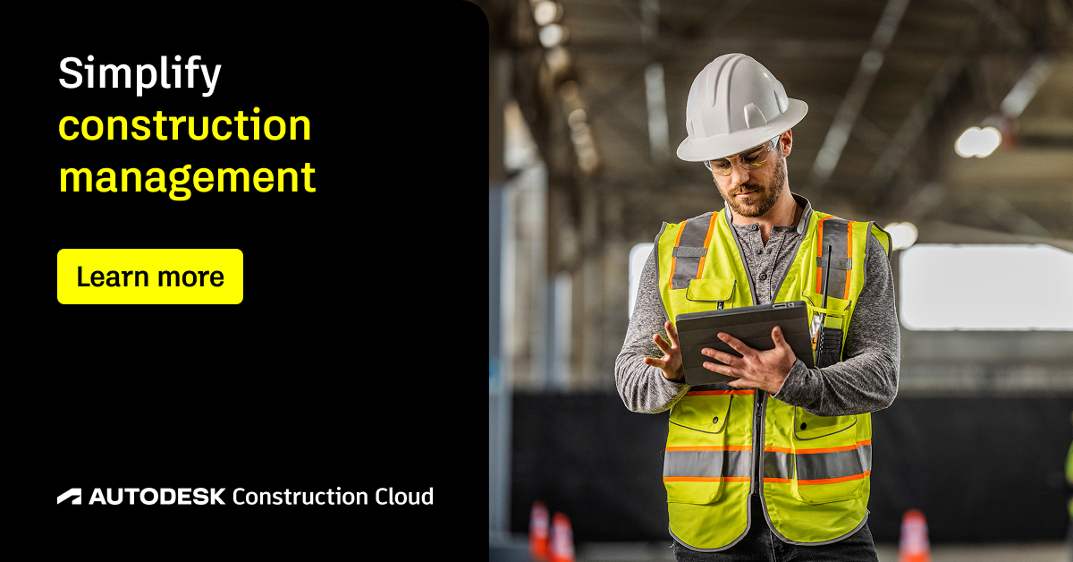 Autodesk Construction Cloud Facebook ad