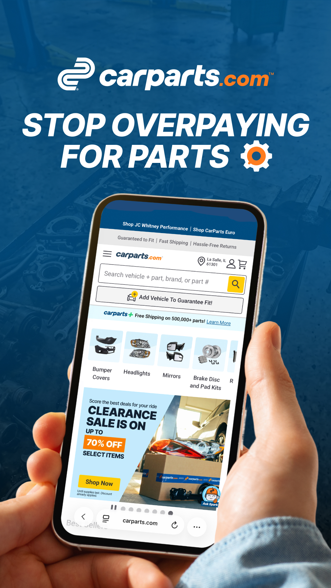 CarParts.com Facebook ad