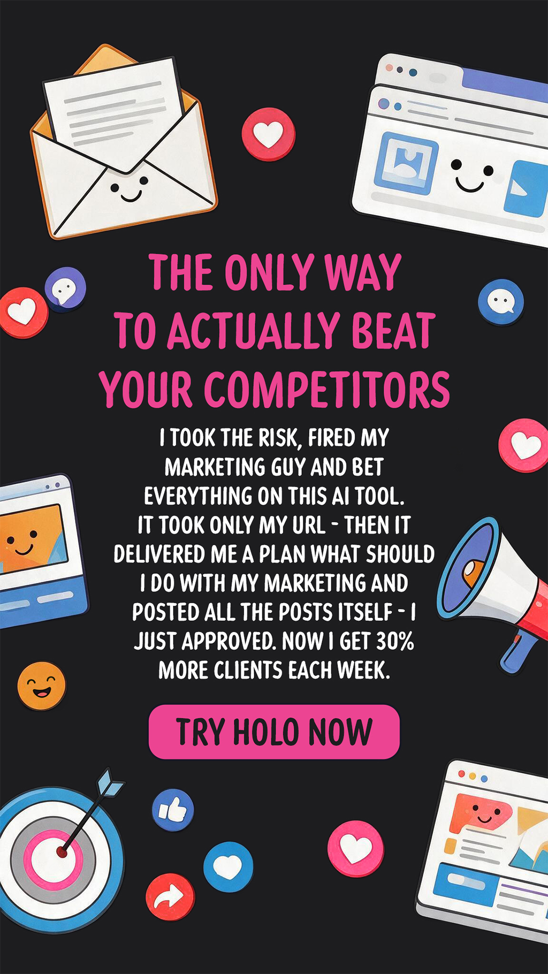 Holo Facebook ad