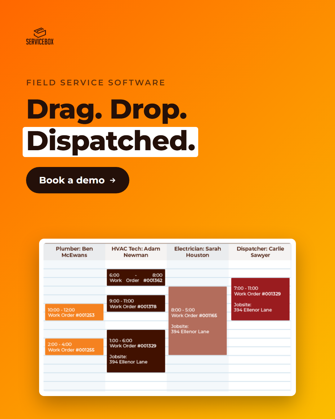 ServiceBox Facebook ad
