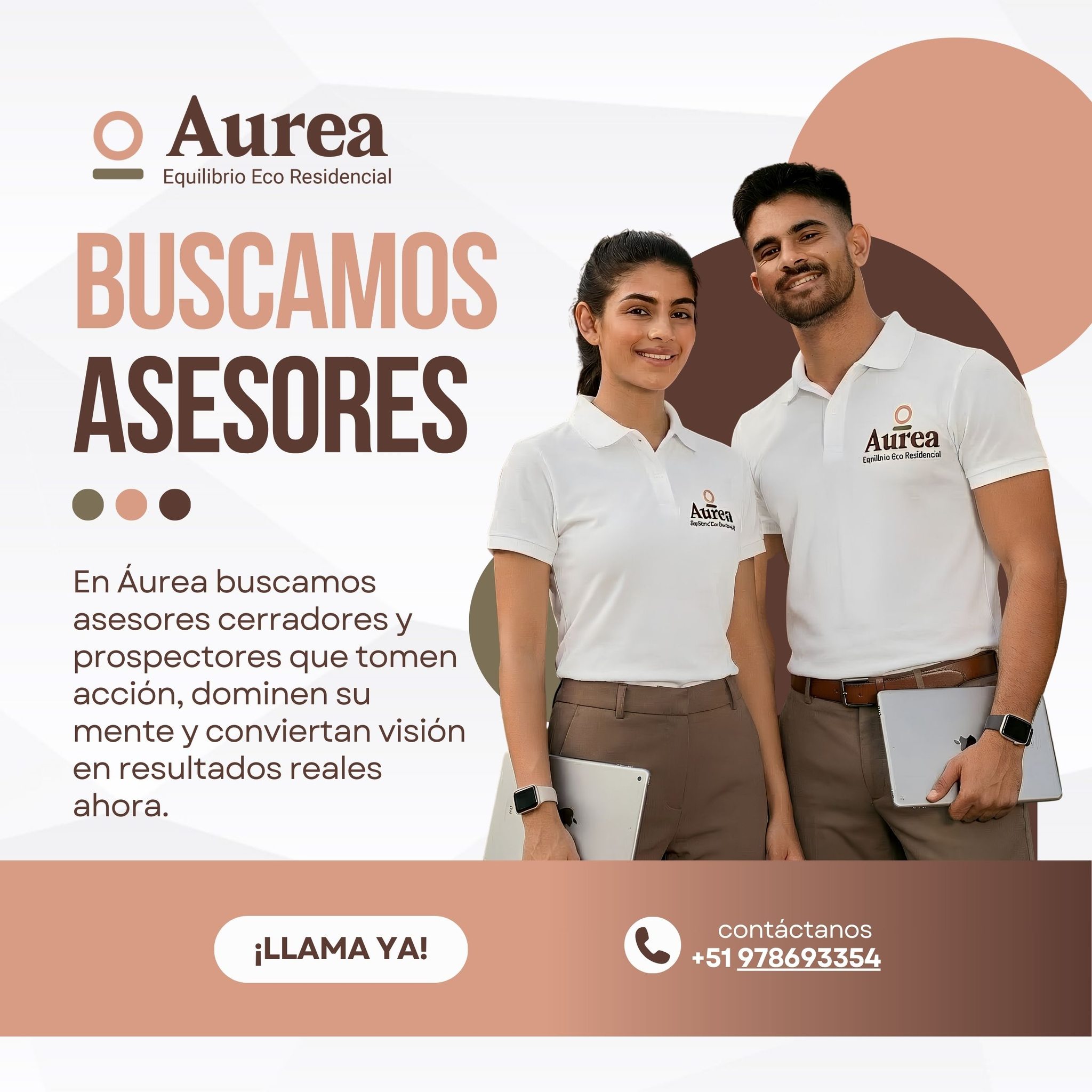 Aurea Equilibrio Eco Residencial Facebook ad: El éxito empieza cuando decides actuar.