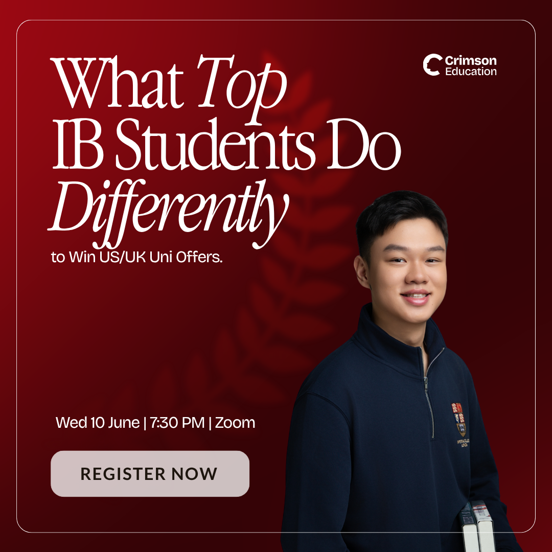 Crimson Education Facebook ad
