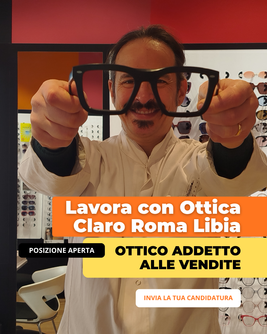 Ottica Claro Roma Facebook ad: Lavora con Ottica Claro Roma Libia