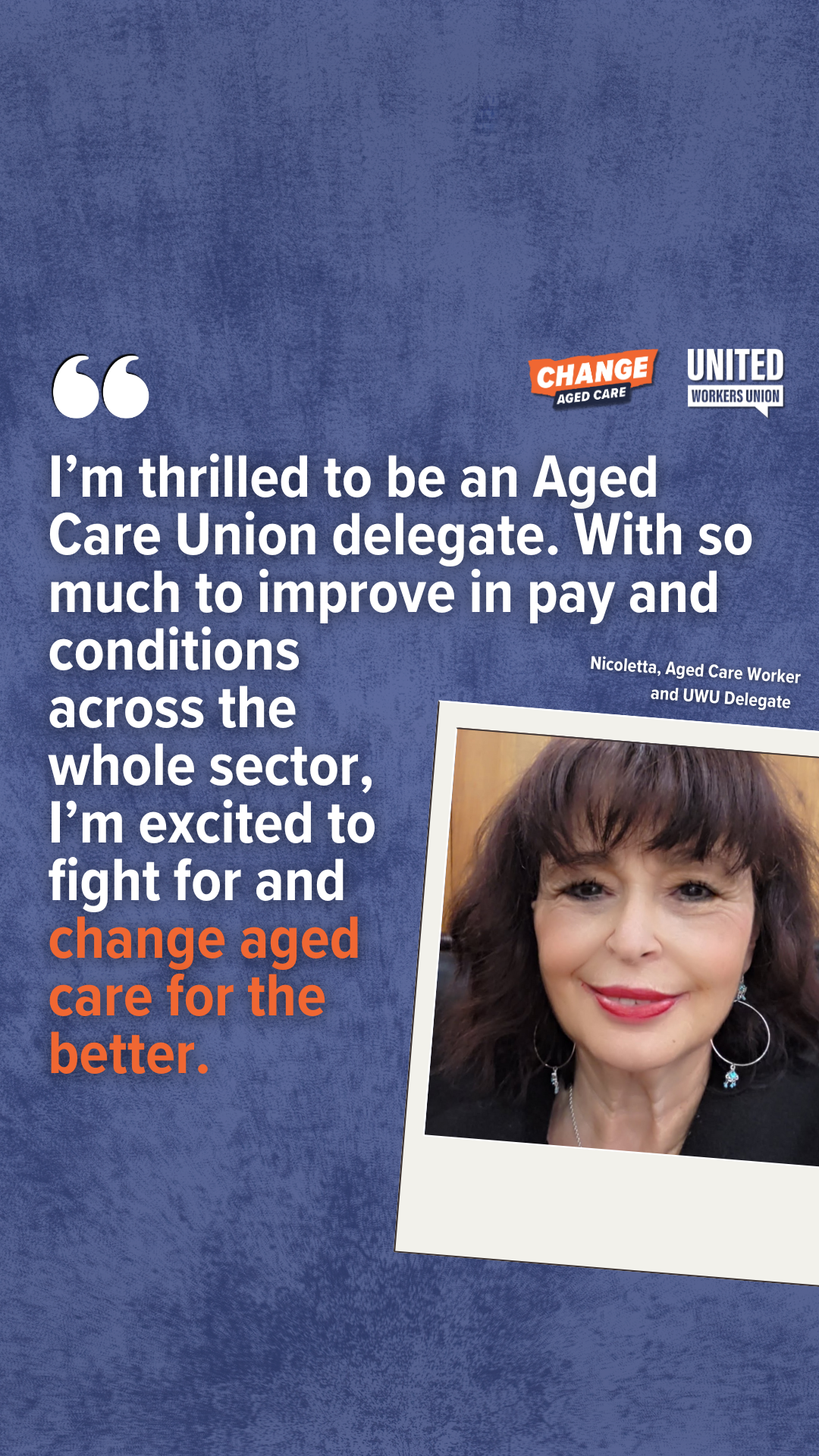 Time for Change - Change Aged Care Facebook ad