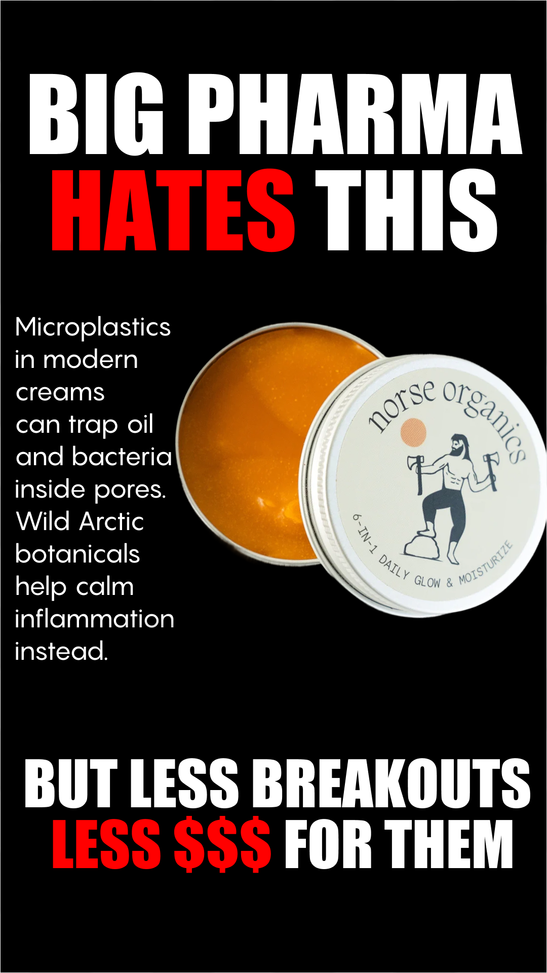 Norse Organics Facebook ad