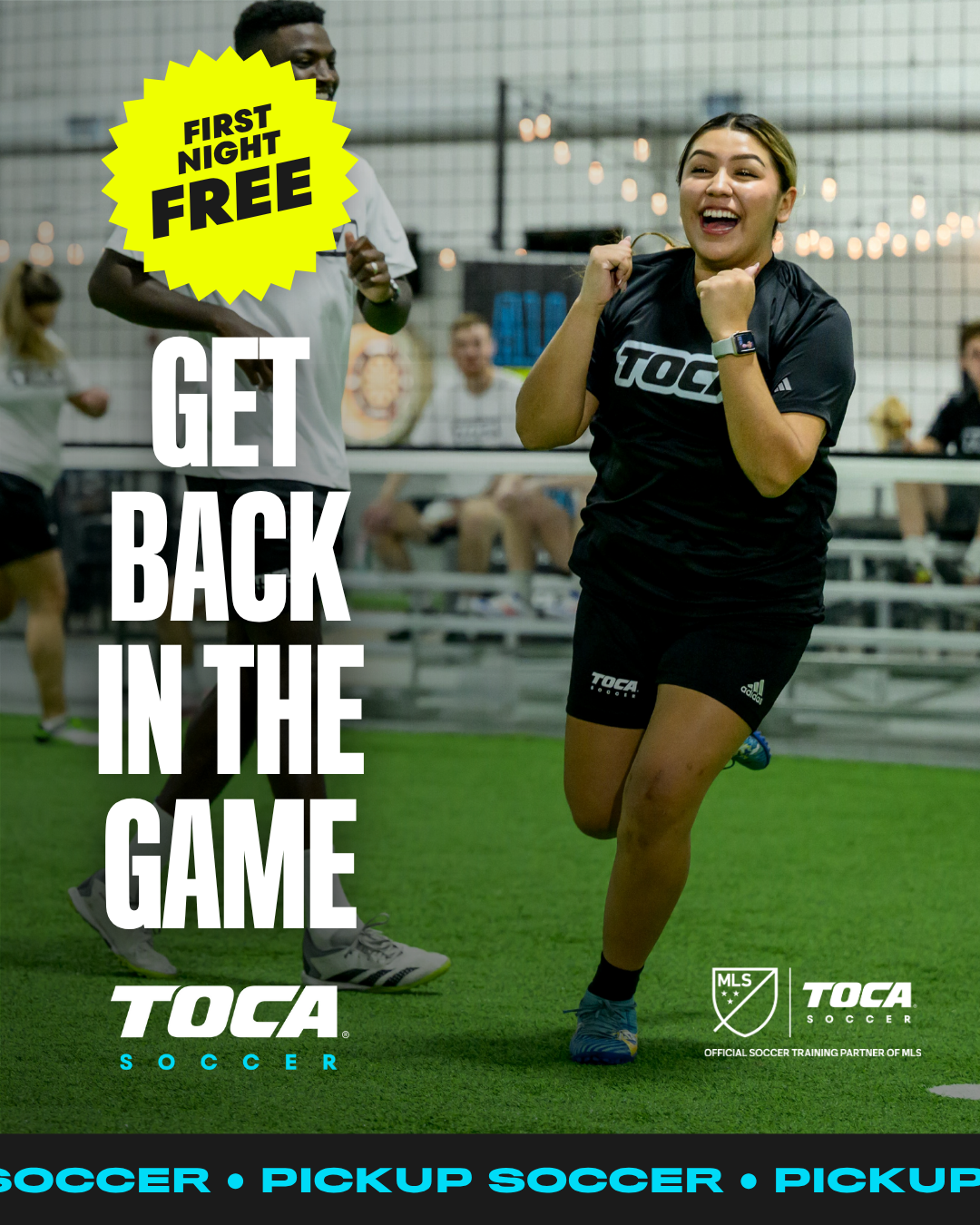 TOCA Soccer Facebook ad