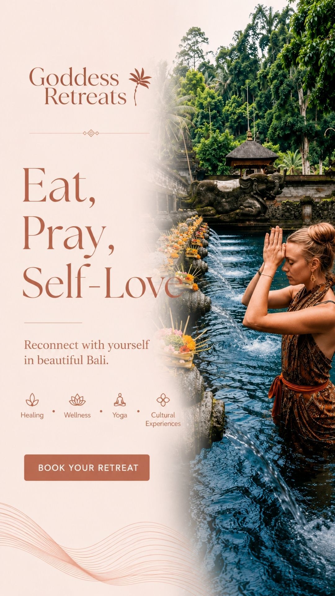 Goddess Retreats Facebook ad
