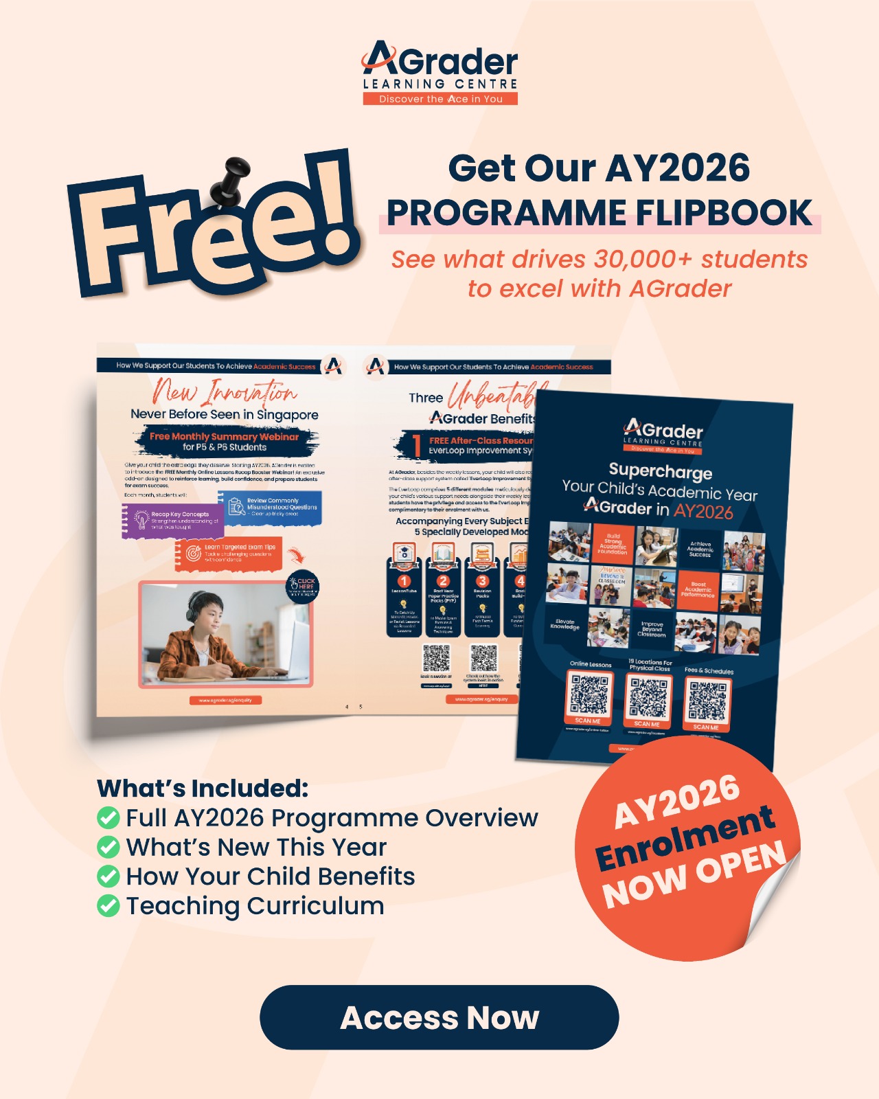 AGrader Learning Centre Facebook ad