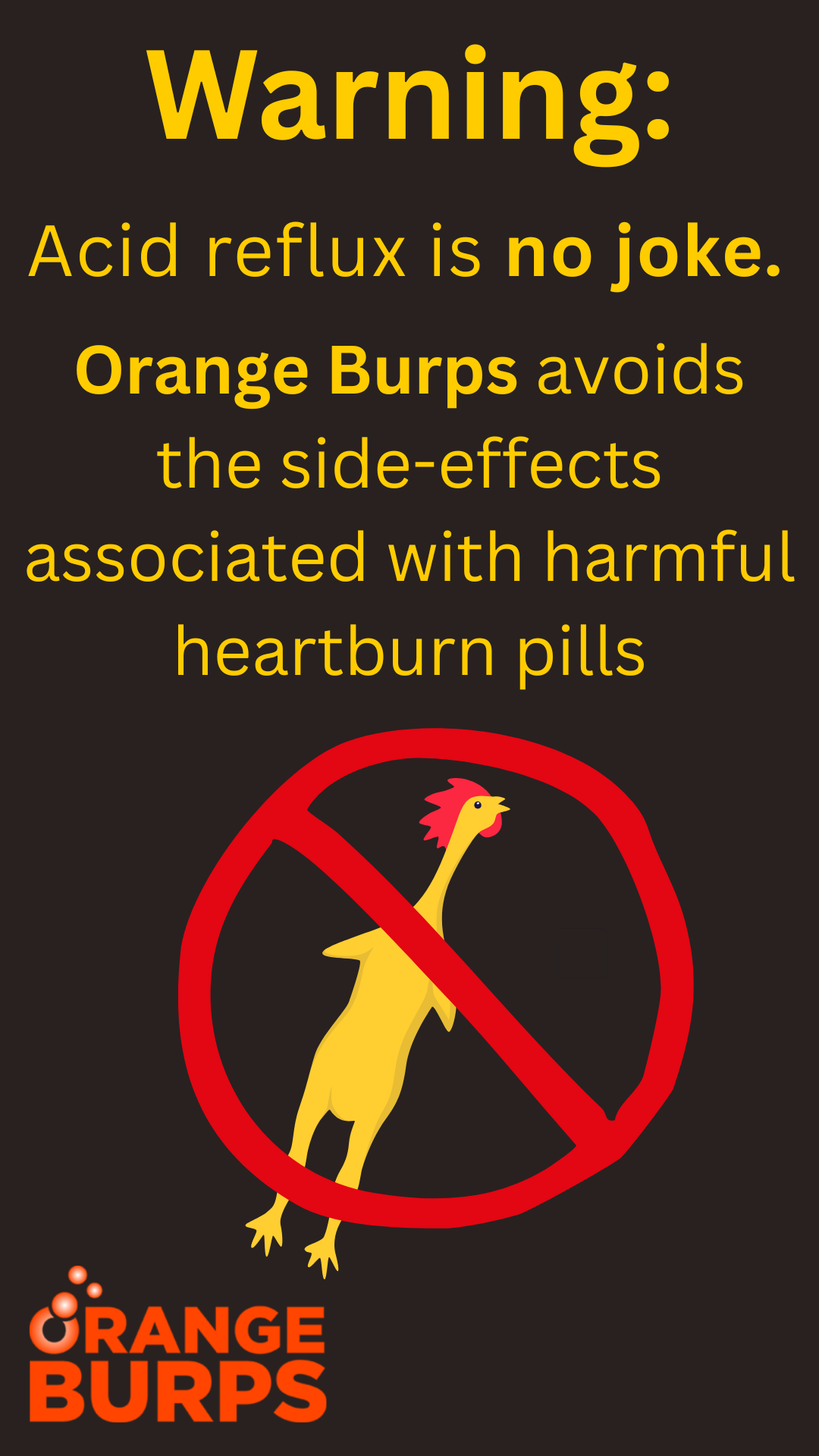 Orange Burps Facebook ad from Mar 20, 2026