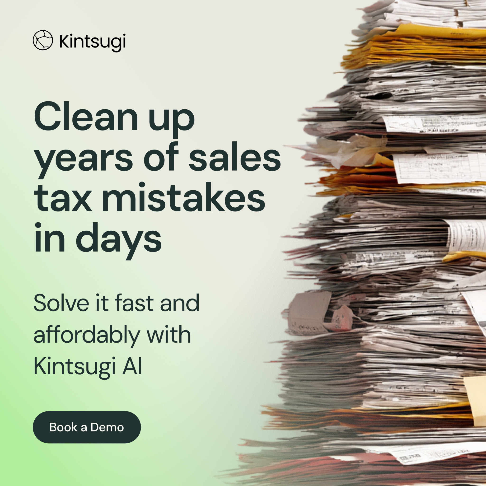 Kintsugi - Sales Tax Automation  Facebook ad