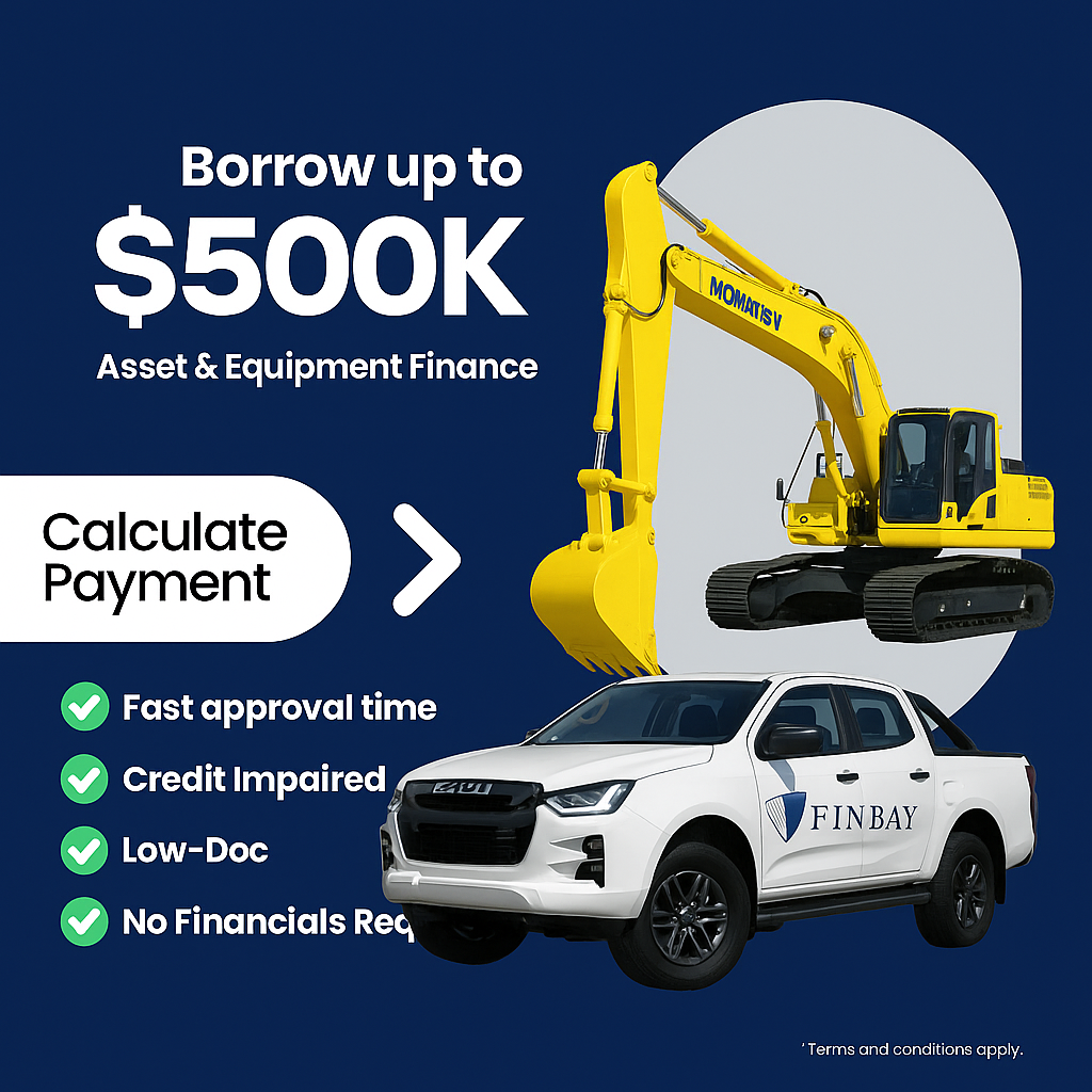 Finbay Capital Facebook ad: Grow Your Business With Asset Finance