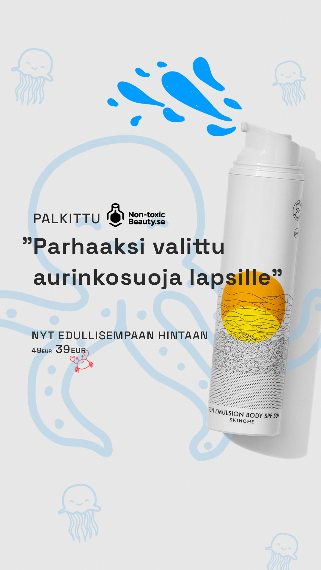 Skinome Facebook ad