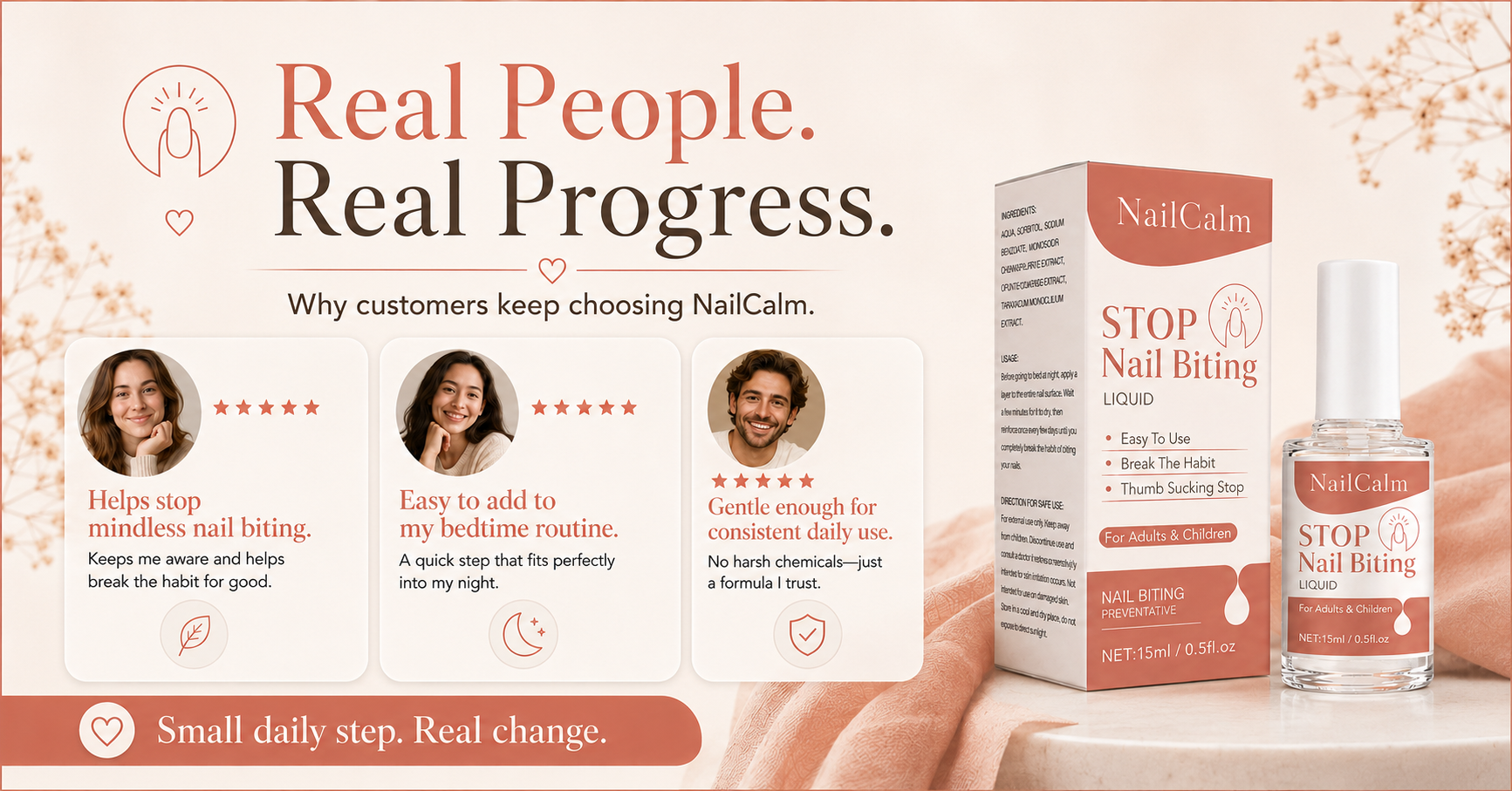 NailCalm Facebook ad from May 10, 2026