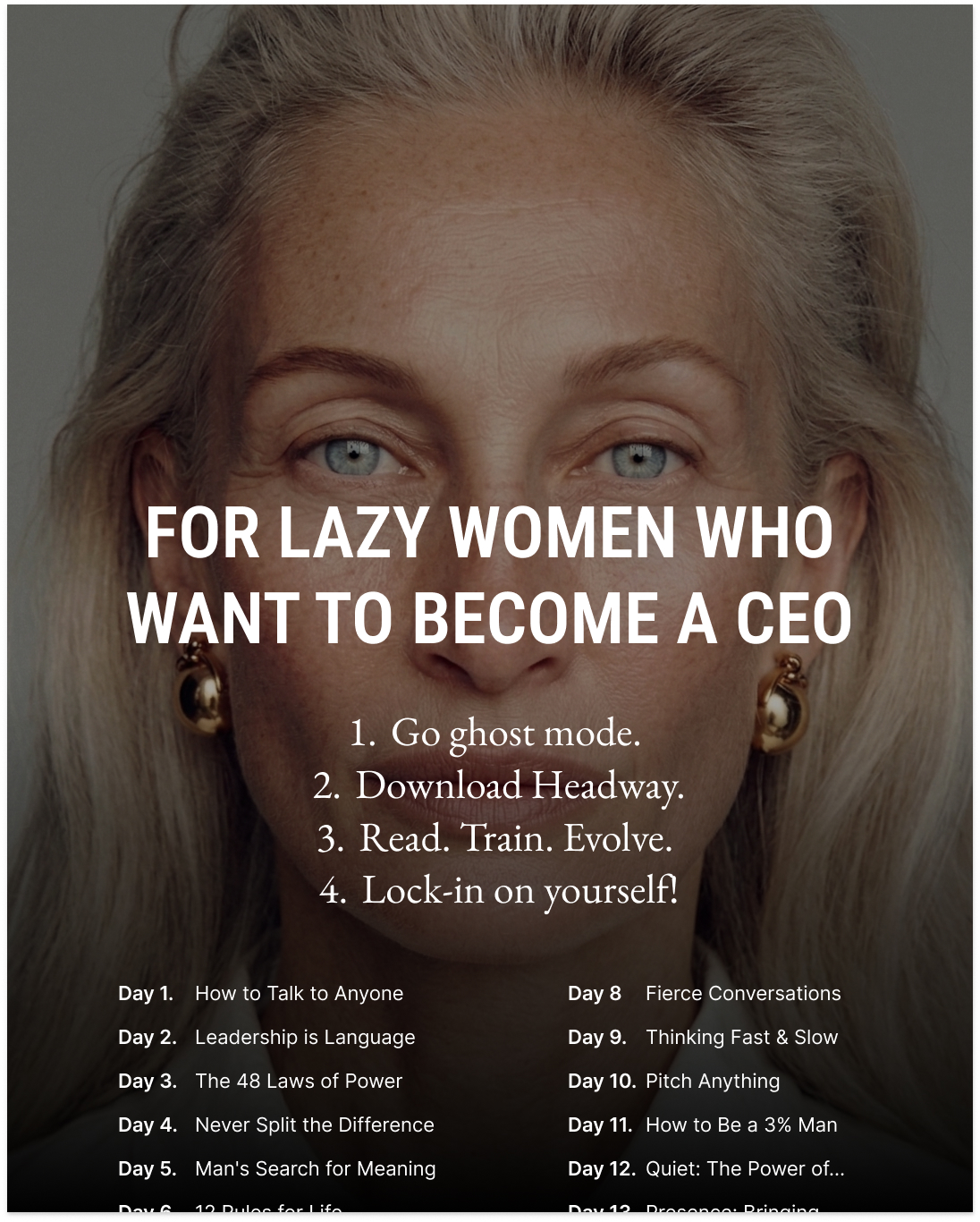 Headway App Facebook ad