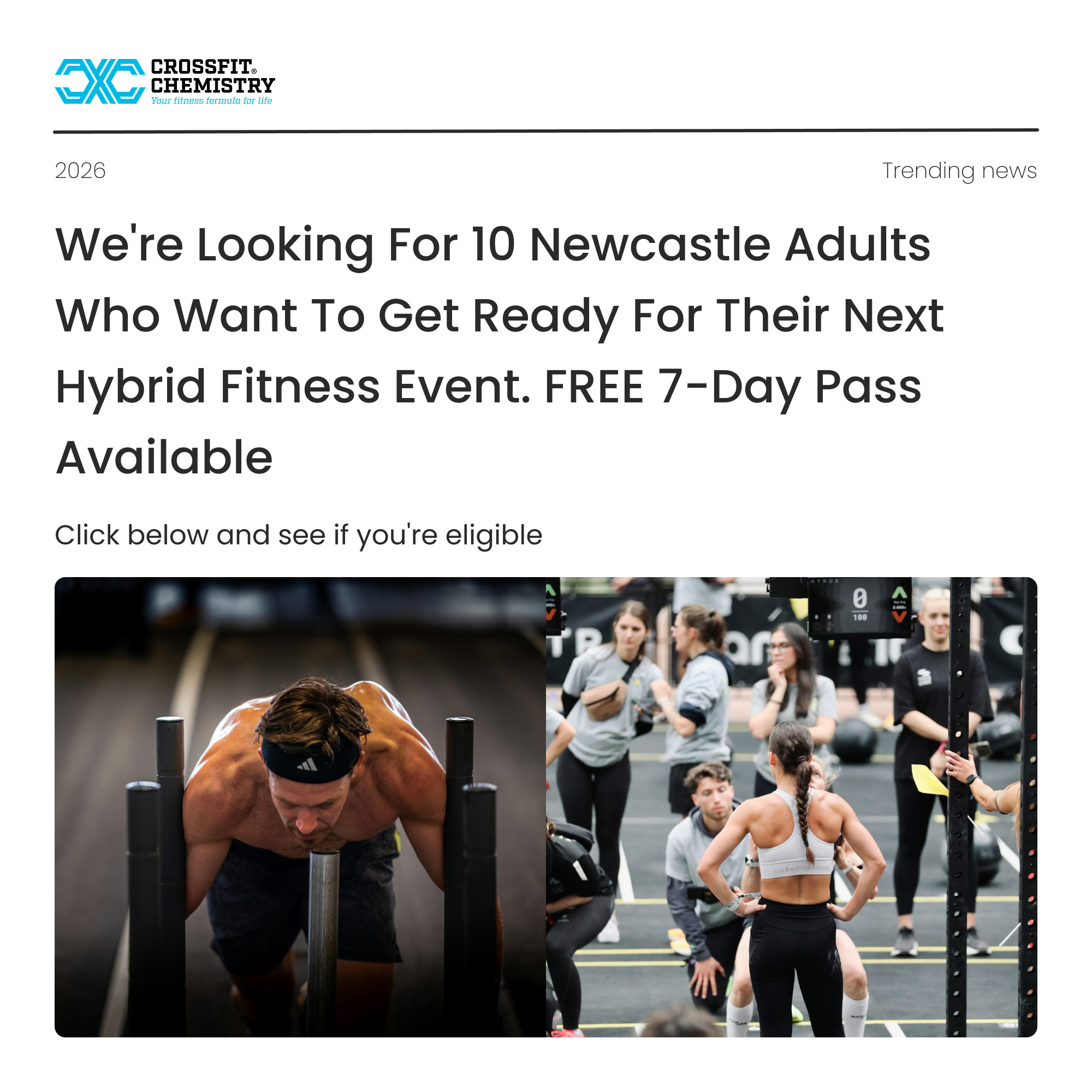 CrossFit Chemistry Facebook ad