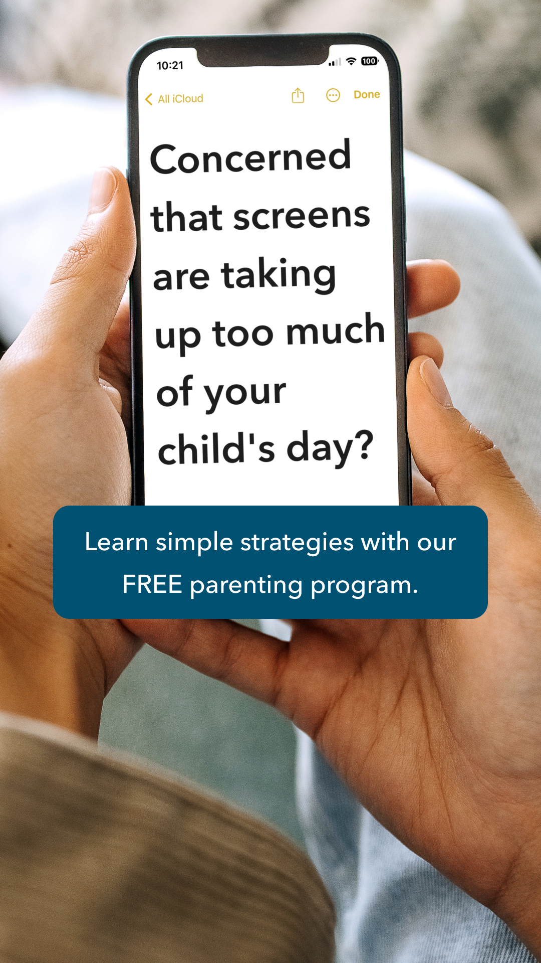 Triple P - Positive Parenting Program Facebook ad