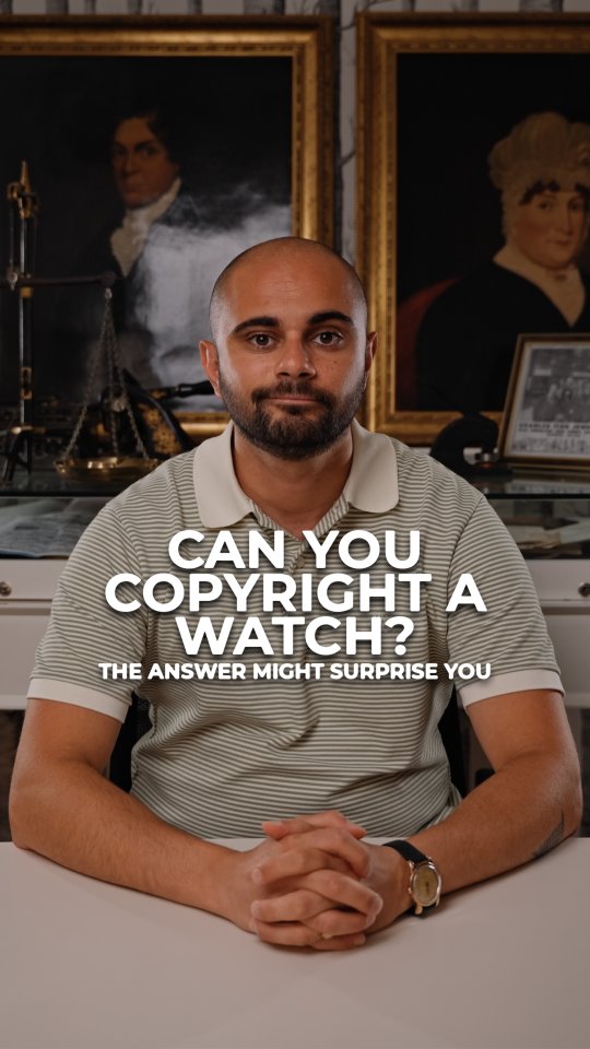 Charles Fish Facebook ad: Can you actually copyright a watch?