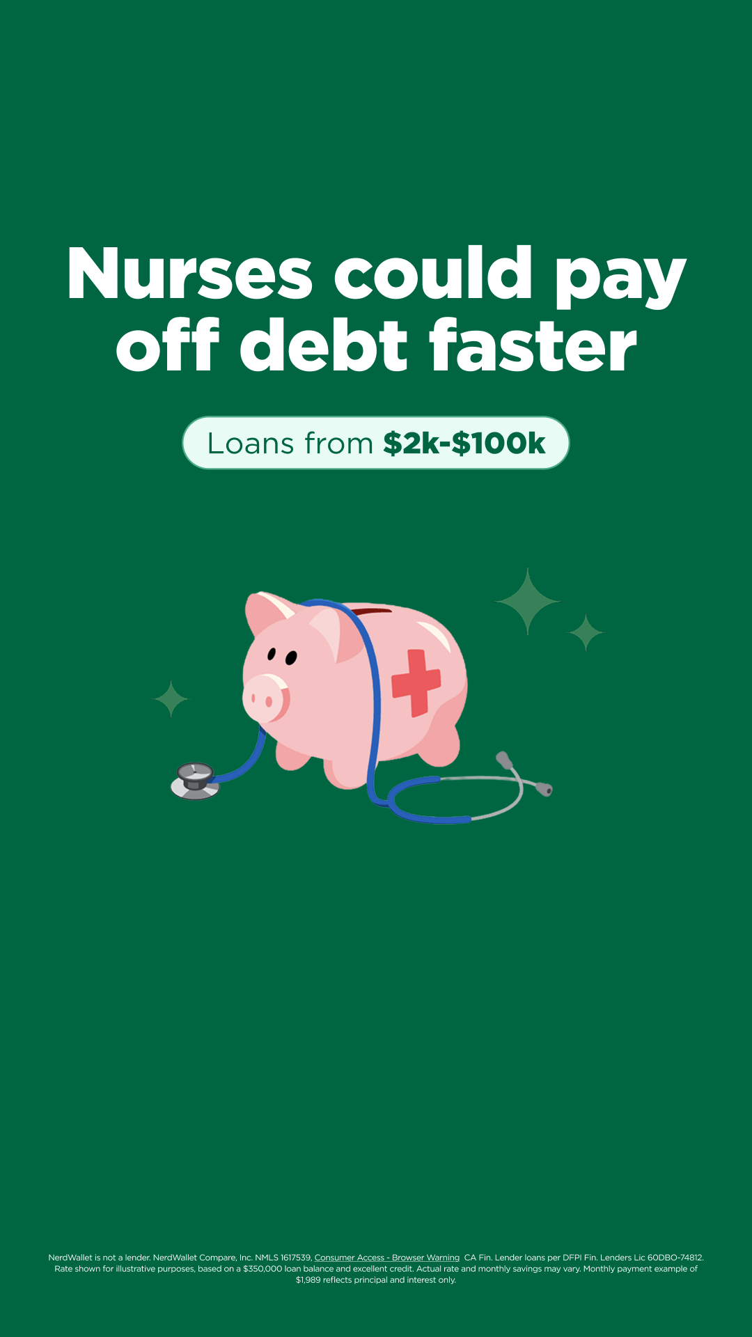 NerdWallet Facebook ad