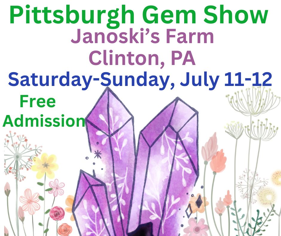 Pittsburgh Gem Show Facebook ad: Pittsburgh Gem Show - The areas largest gem, mineral, and…