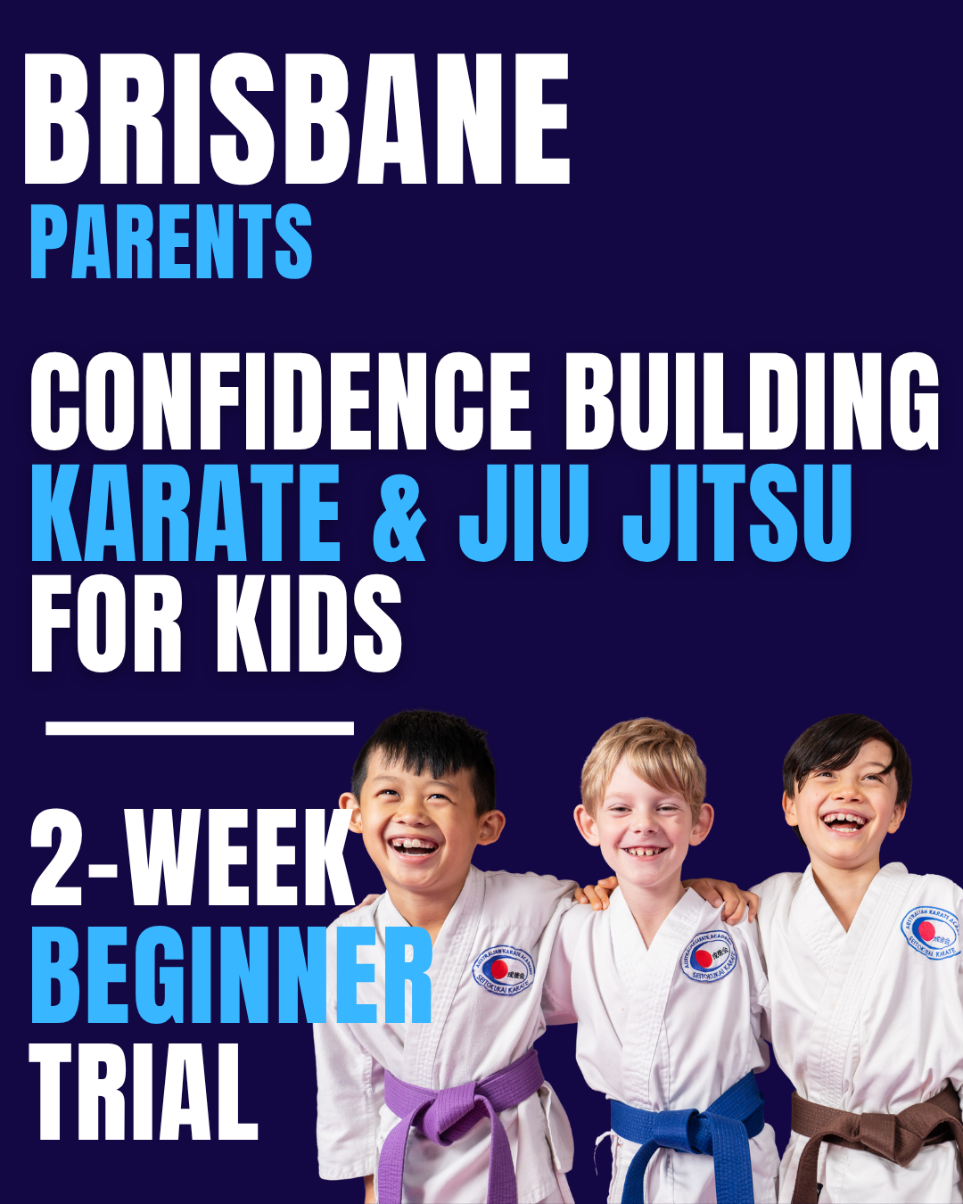 Australian Karate Academy - Salisbury Facebook ad: SKYROCKET Your Child's CONFIDENCE With Our KIDS Karate…
