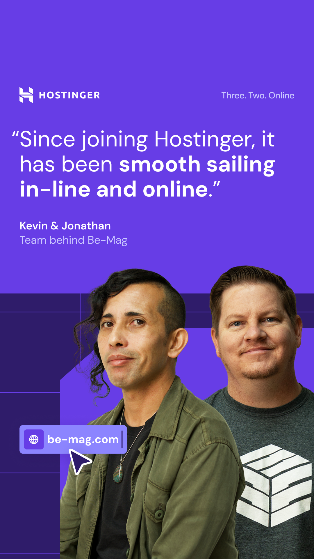Hostinger Facebook ad from Feb 13, 2026