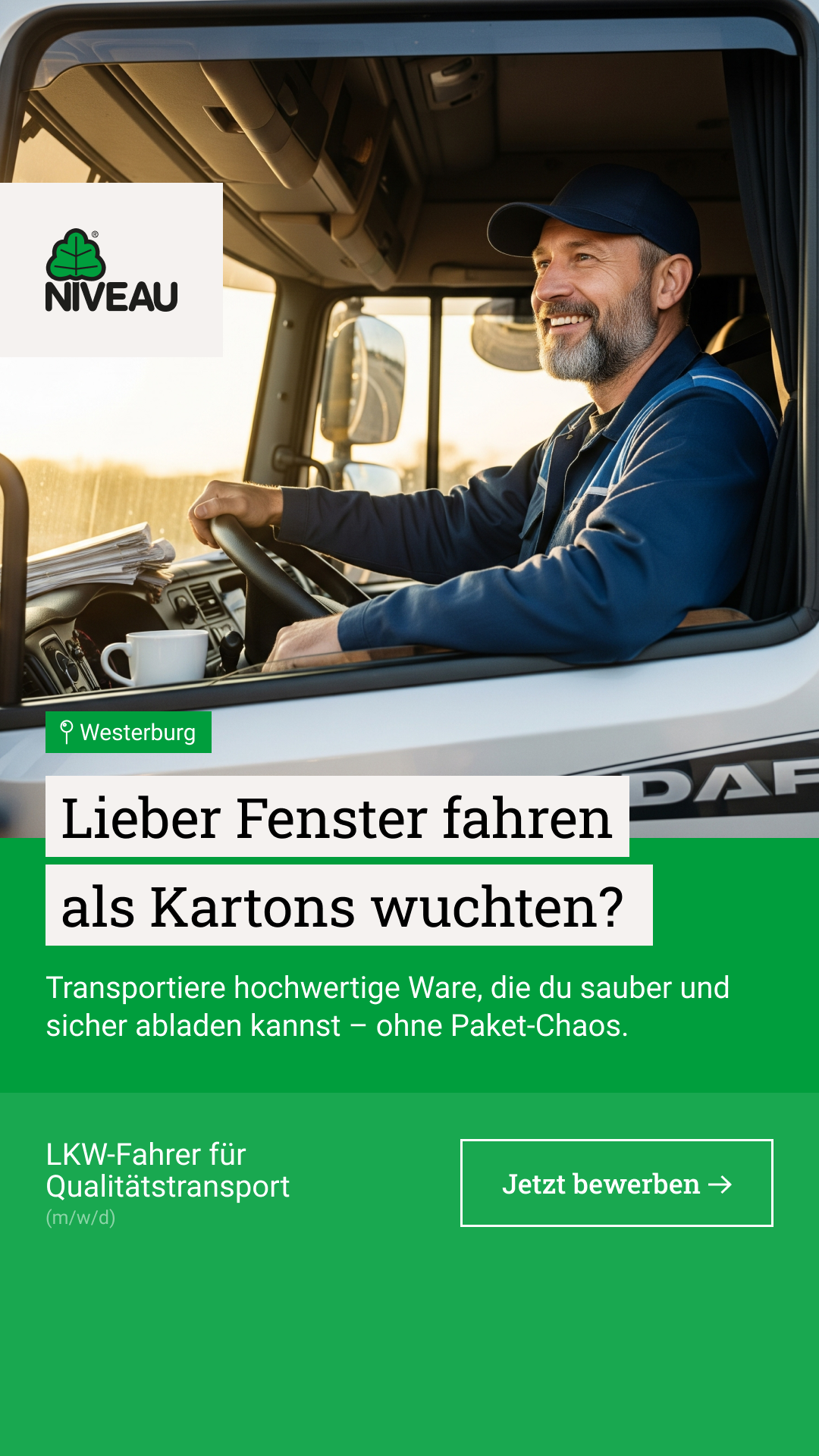 Niveau Fenster Westerburg GmbH Facebook ad from Dec 9, 2025