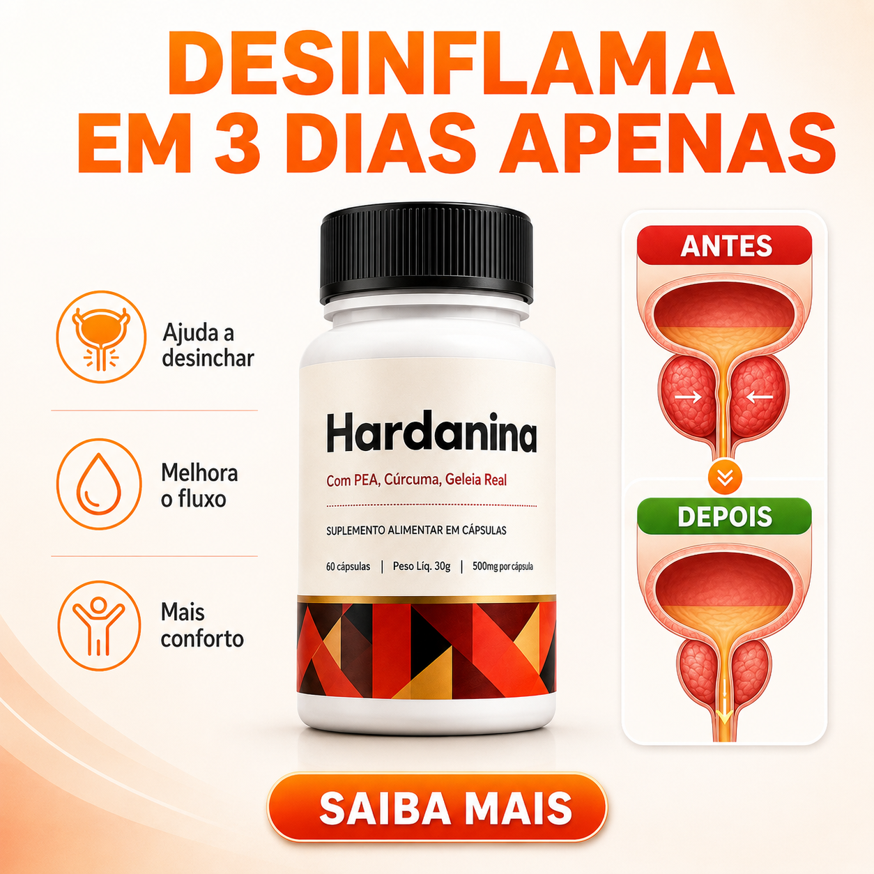 Hardanina Brasil Facebook ad: Clique em saiba mais e tenha melhores noites de sono