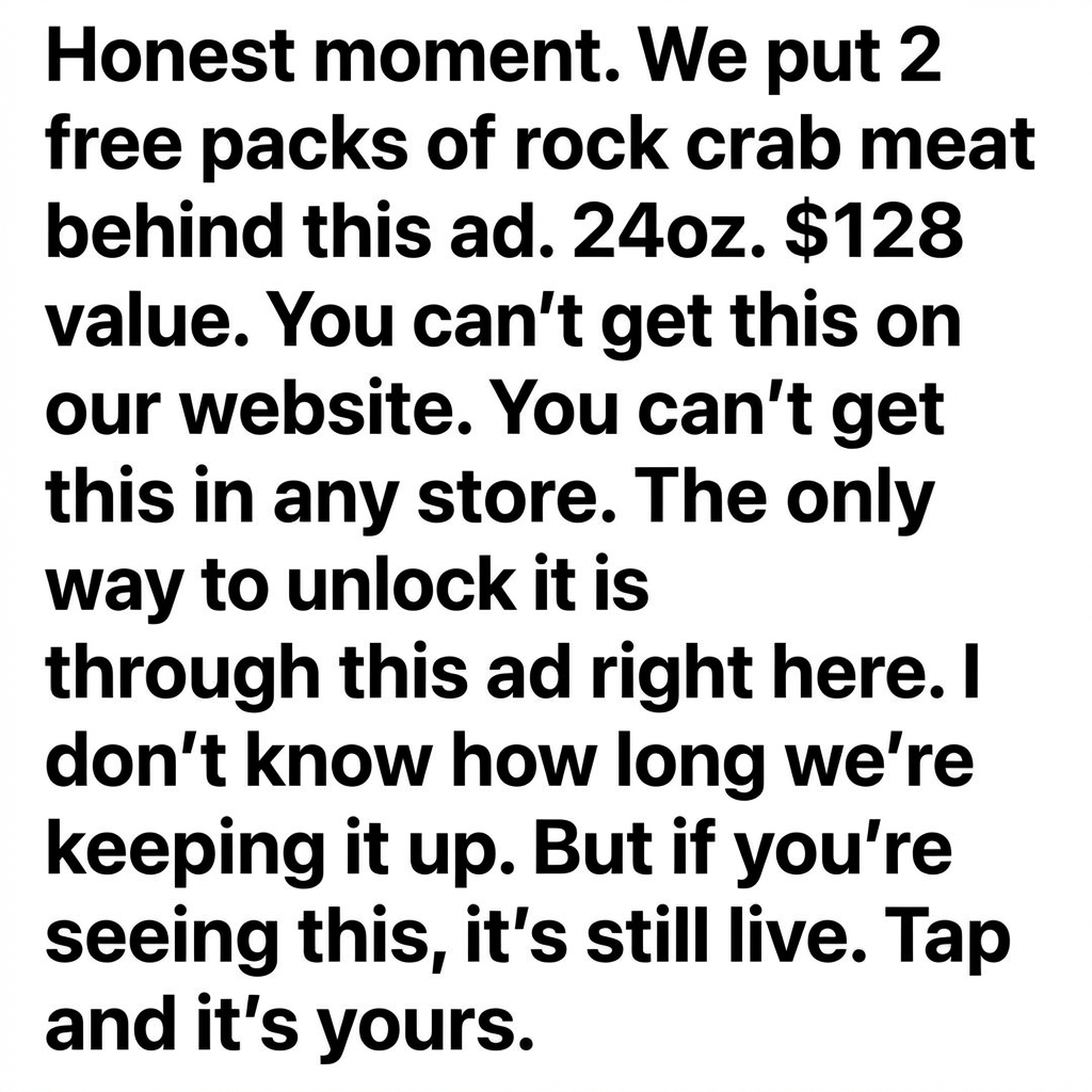 PrimeFish Seafood Co. Facebook ad