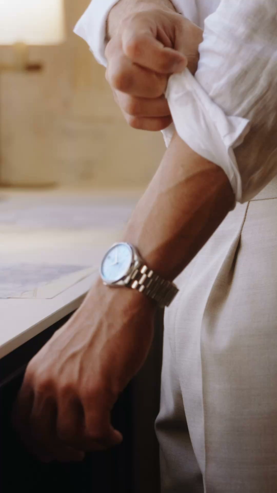 Baume et Mercier Facebook ad: The moment only you notice.